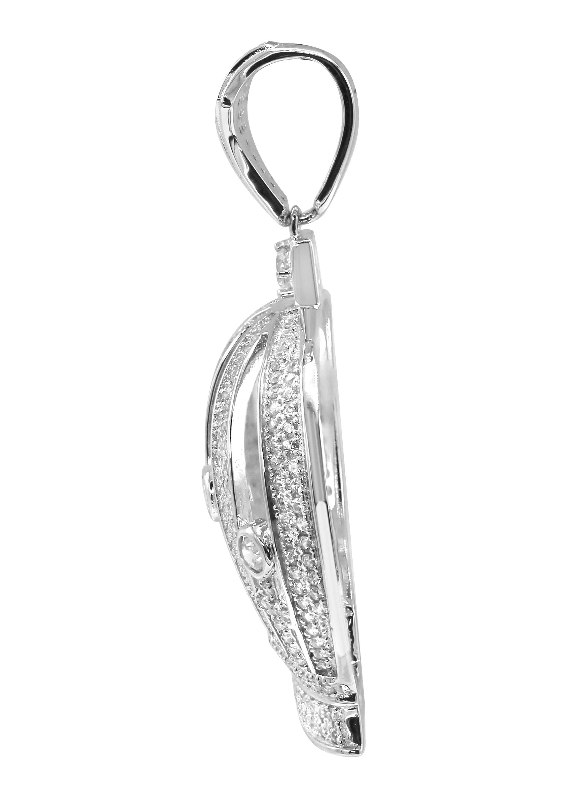 Silver Pendant - Silver Crown Pendant | Appx 12.2 Grams - Image 2