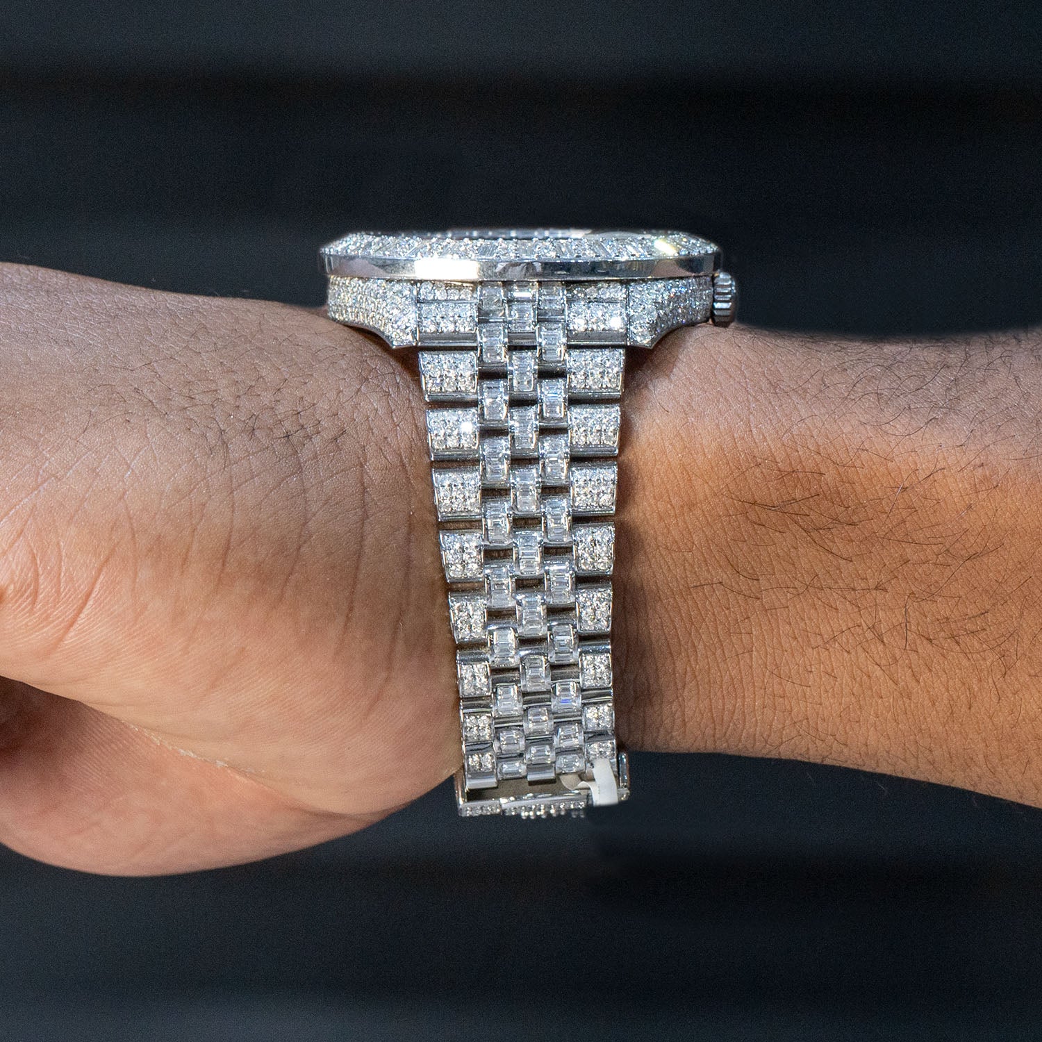 Rolex Datejust 41 MM Jubilee Band | Baguette & Round Diamonds | Iced Out | 25 Carats - Image 4