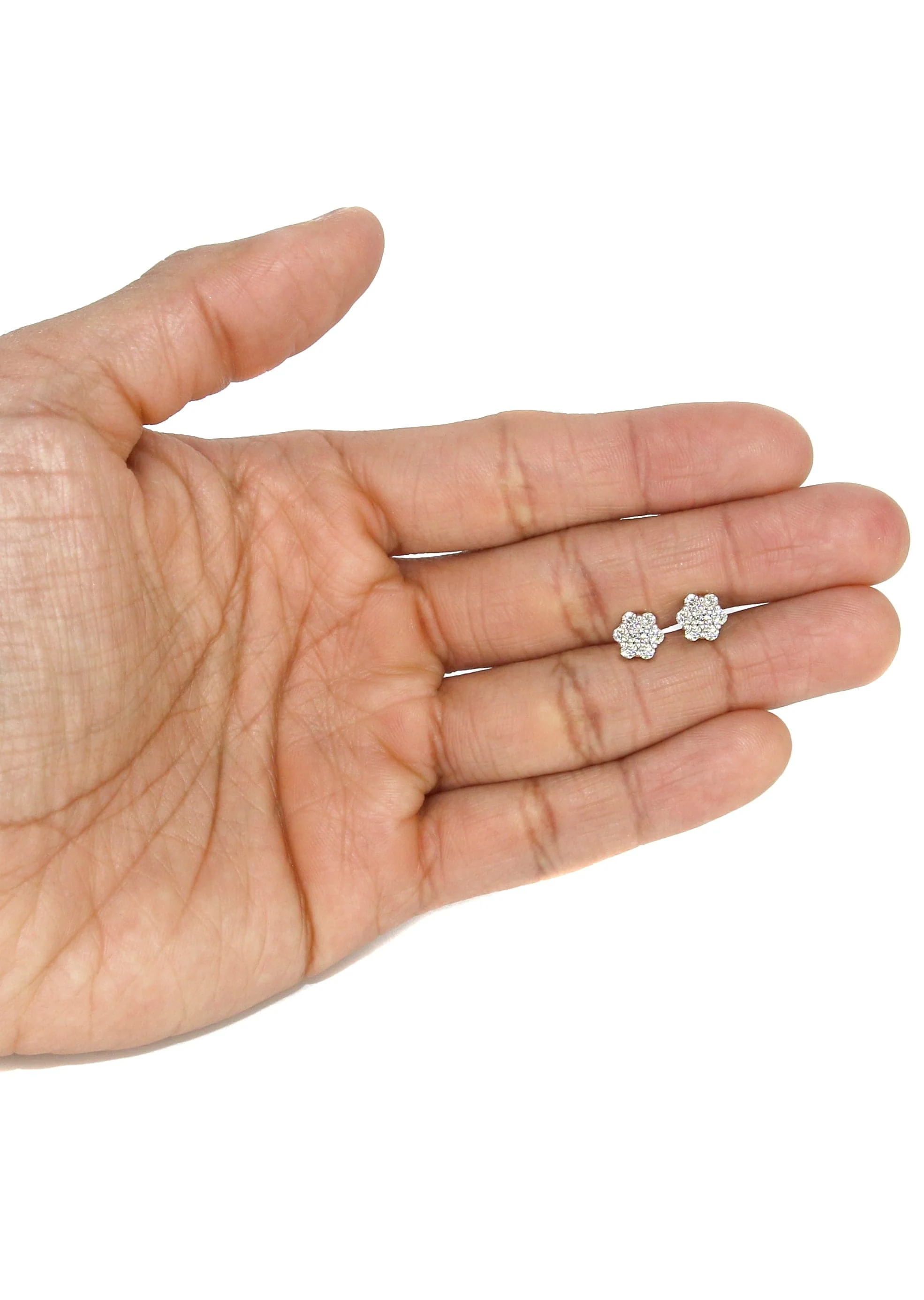 Mens Stud Diamond Earrings | 2.53 Carats 14K Yellow Gold - Image 4