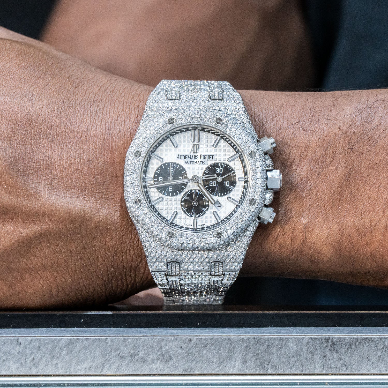 Audemars Piguet Royal Oak | Diamond Iced Out | 41 MM | 25 Carats - Image 3