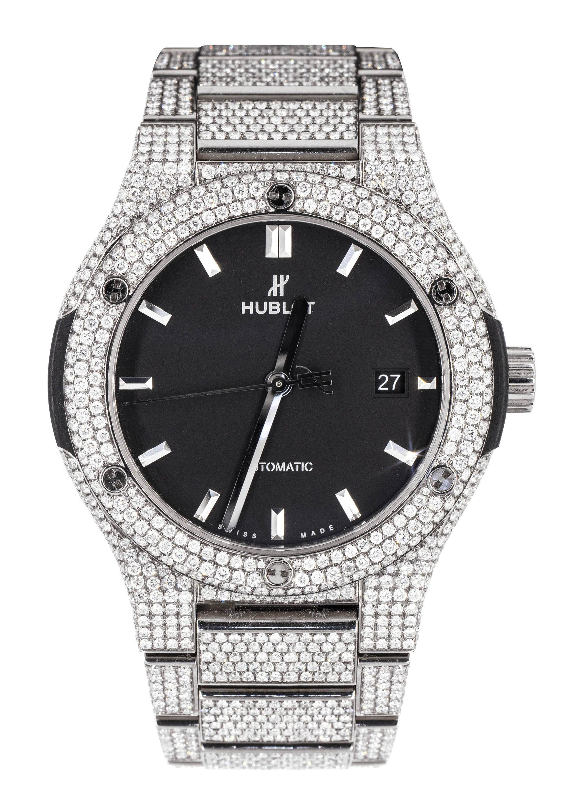 Hublot Classic Fusion | Diamond Iced Out | 40 MM | 20 Carats - Image 4