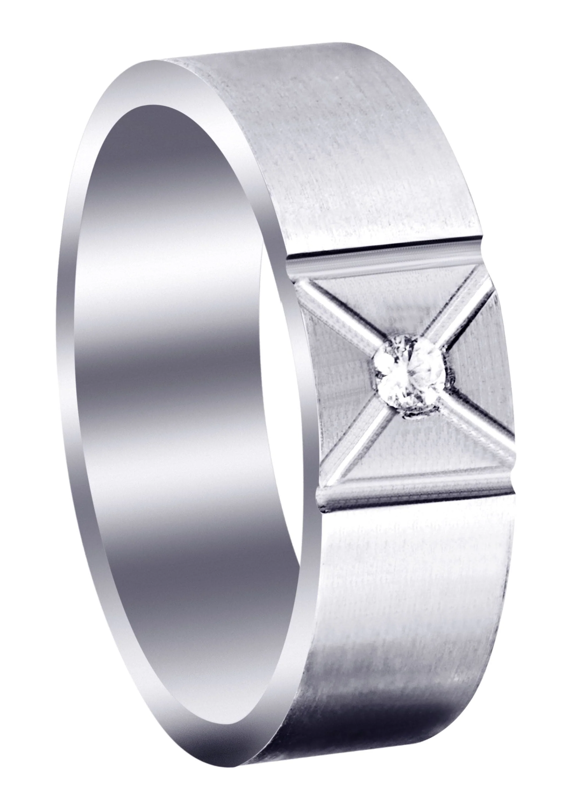 Diamond Mens Wedding Band | 0.07 Carats (Deacon)
