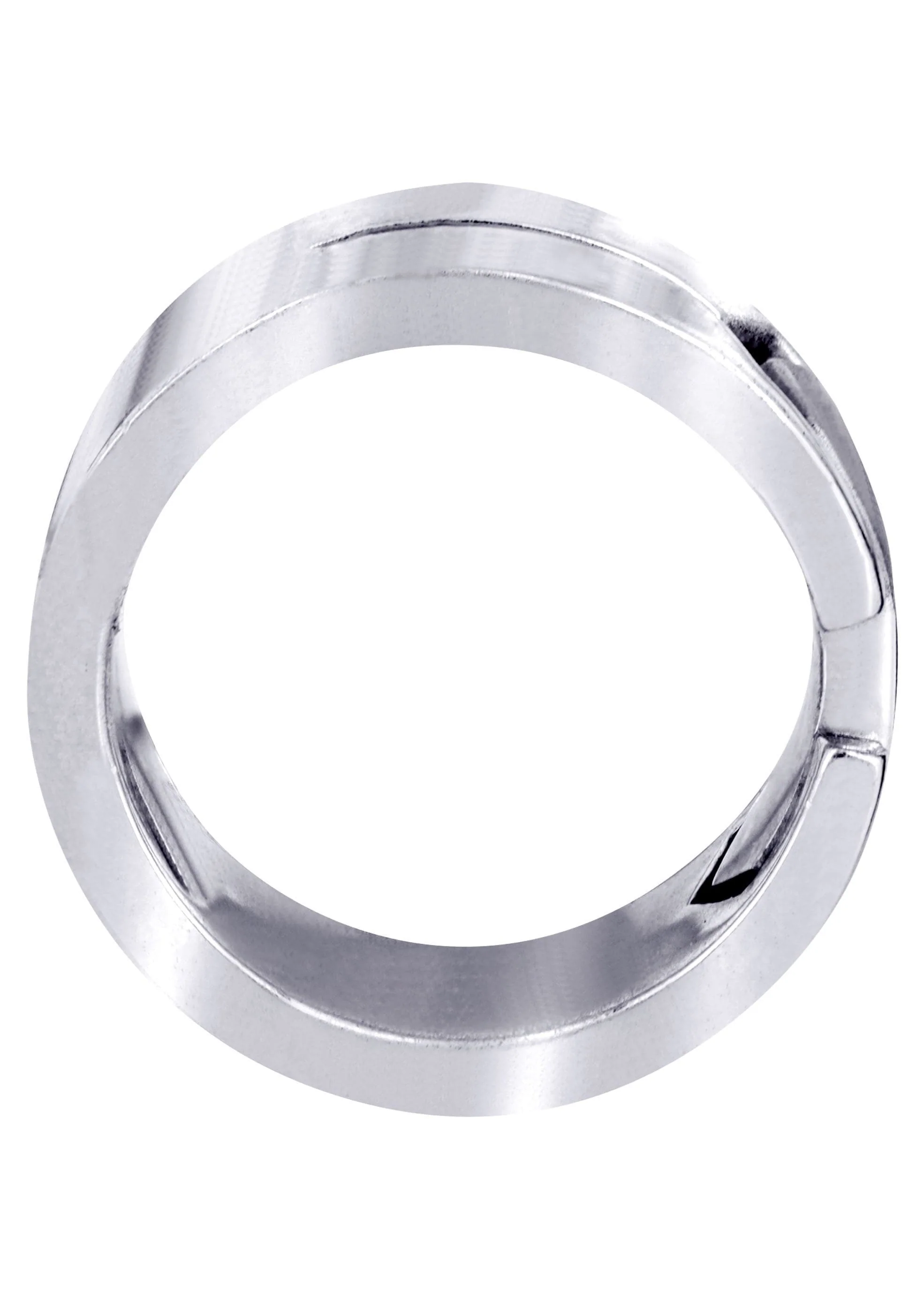 Diamond Mens Wedding Band | 0.07 Carats | Satin Finish (Porter) - Image 3