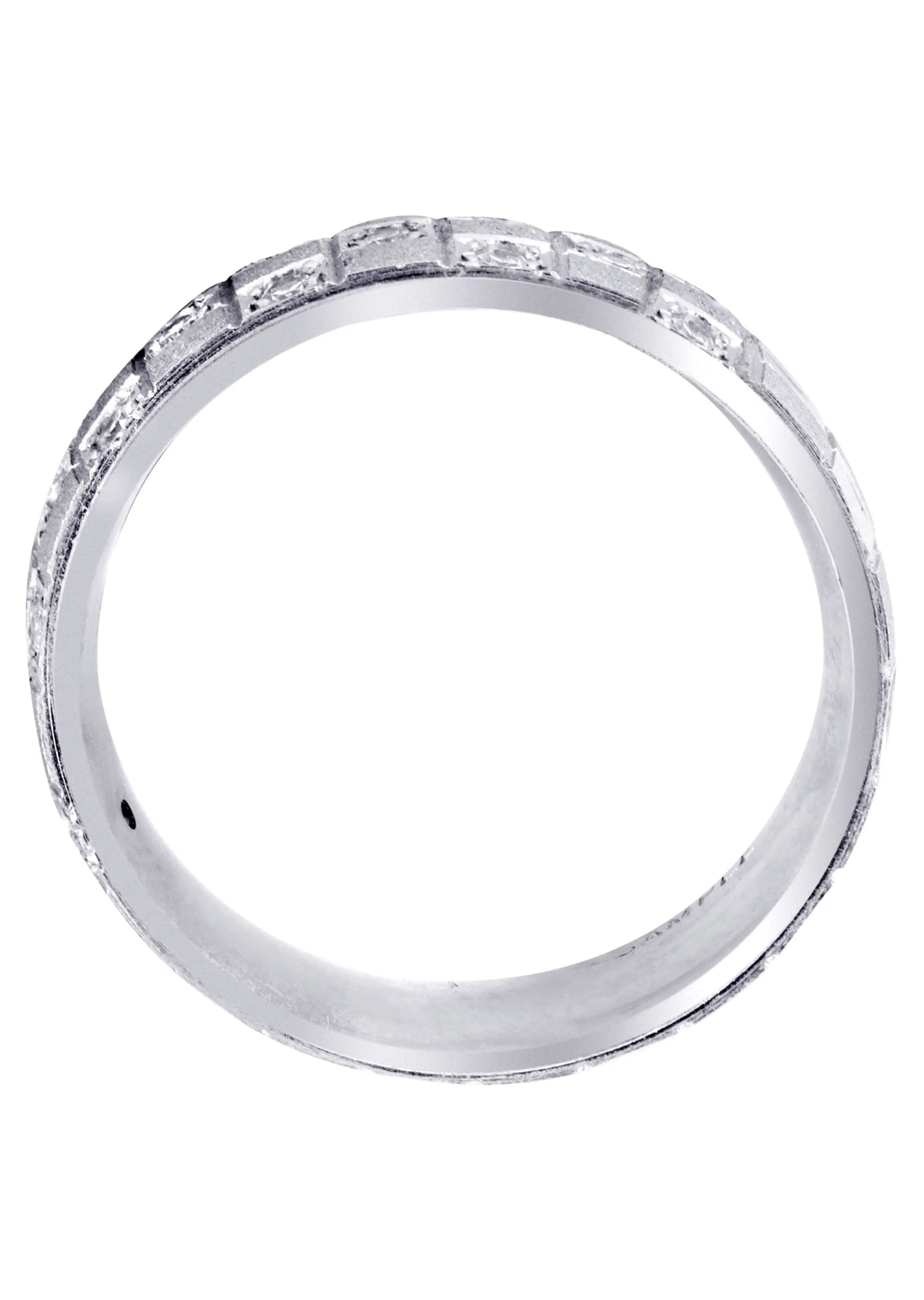 Diamond Mens Wedding Band | 0.17 Carats | Stone Finish (Prince) - Image 3