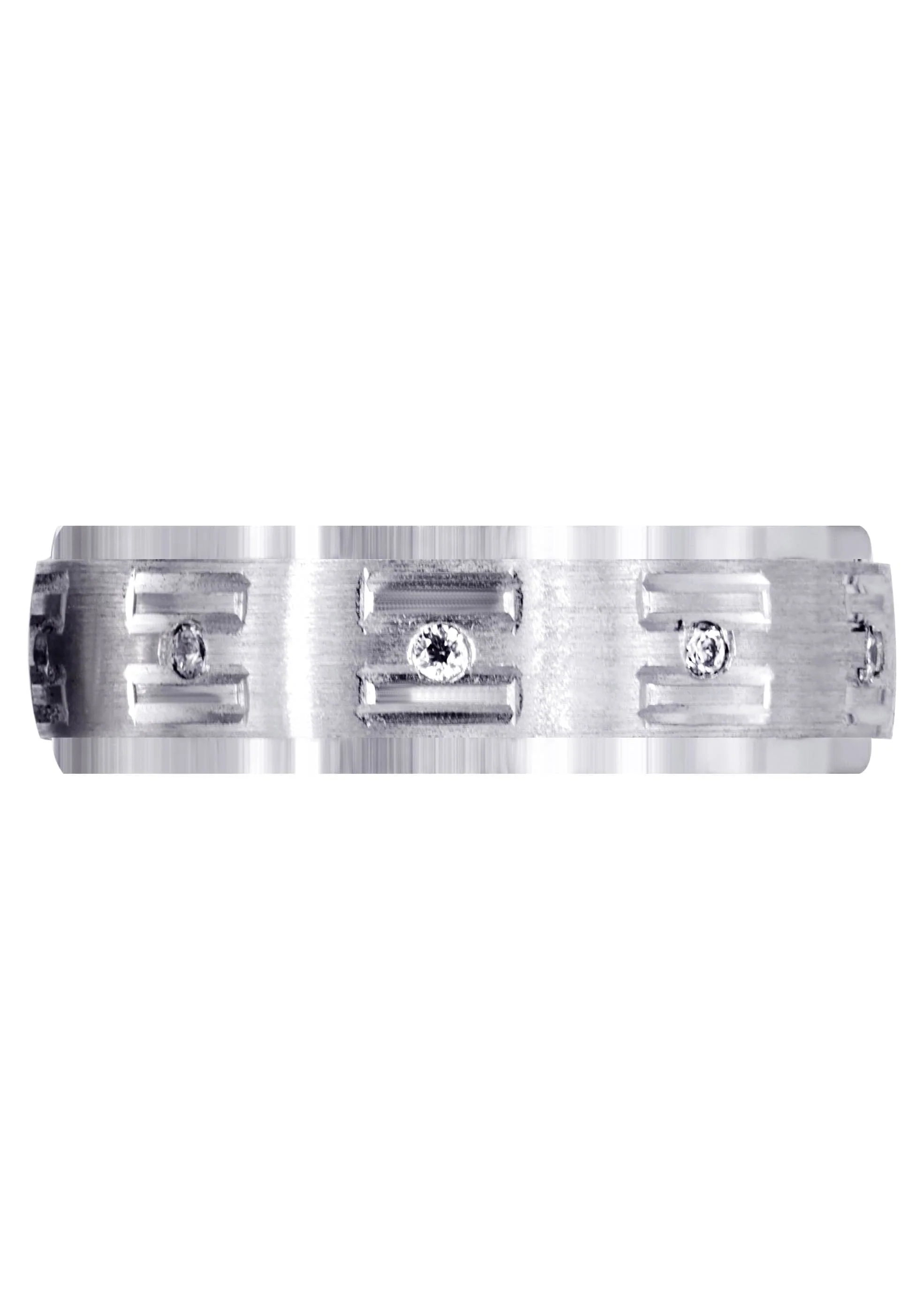 Diamond Mens Wedding Band | 0.25 Carats | Satin Finish (Remington) - Image 2