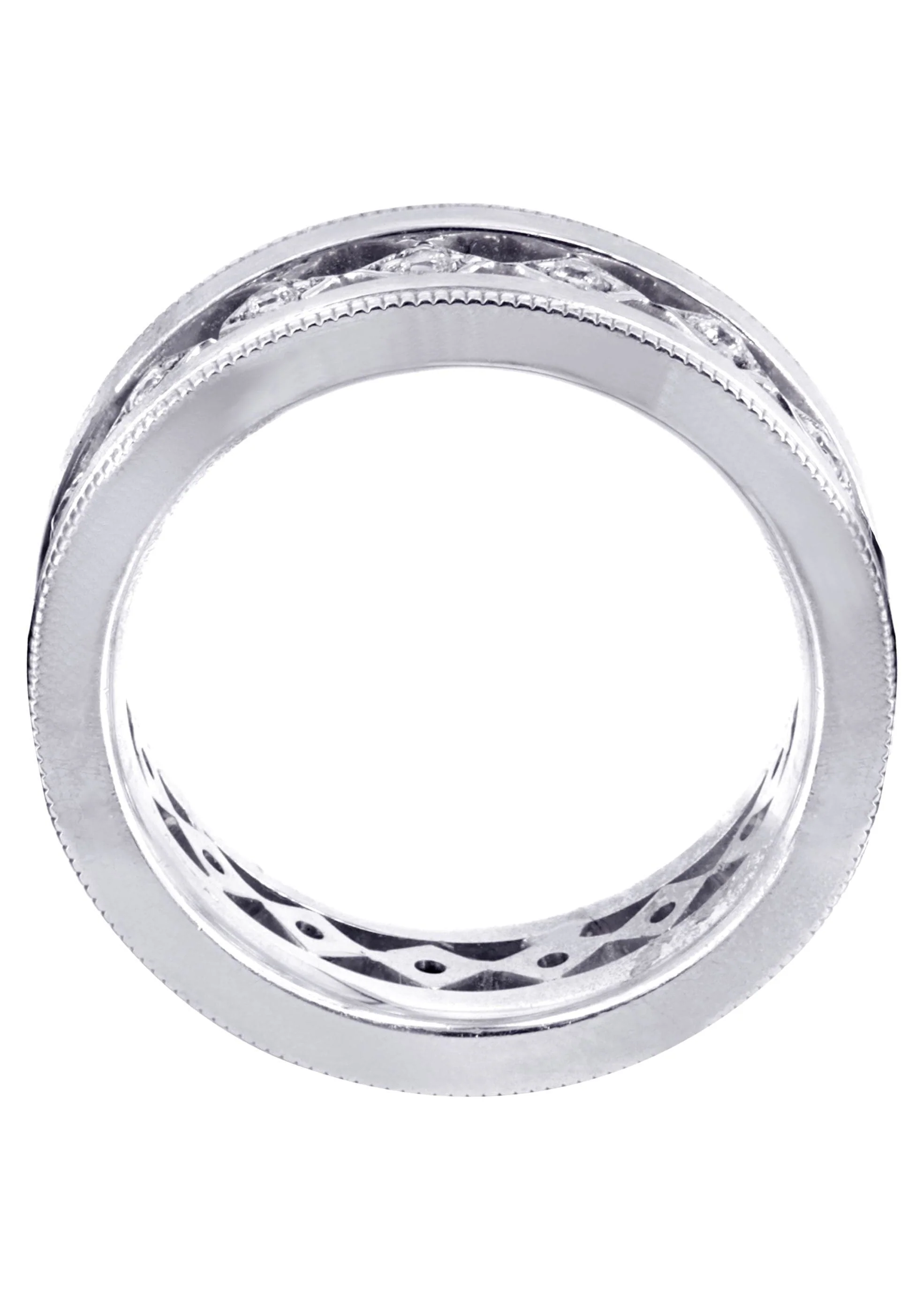 Diamond Mens Wedding Band | 0.25 Carats | Satin Finish (Jayson) - Image 3