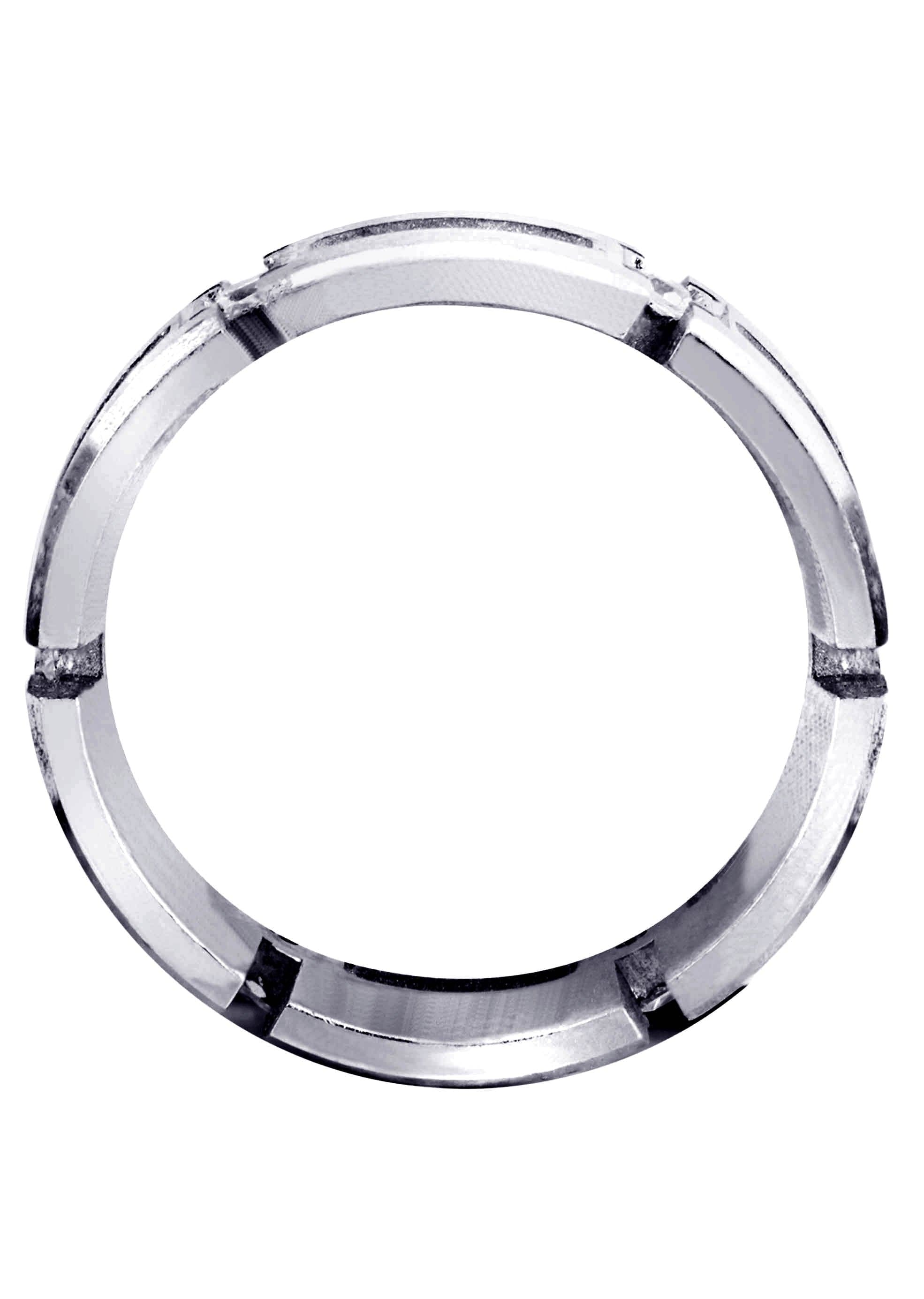 Diamond Mens Wedding Band | 0.3 Carats | Satin Finish (Skyler) - Image 3