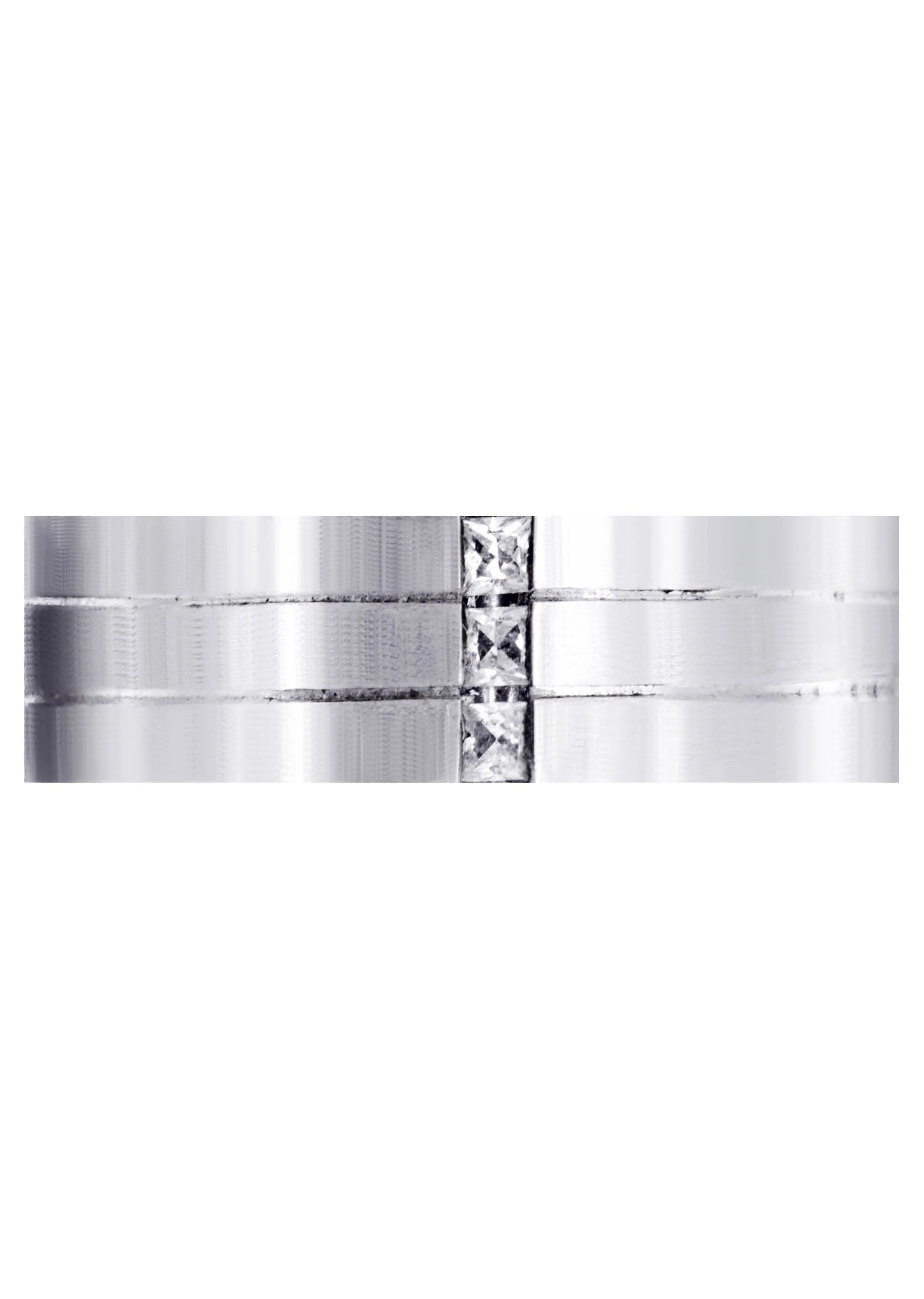 Diamond Mens Wedding Band | 0.3 Carats | Satin Finish (Allen) - Image 2