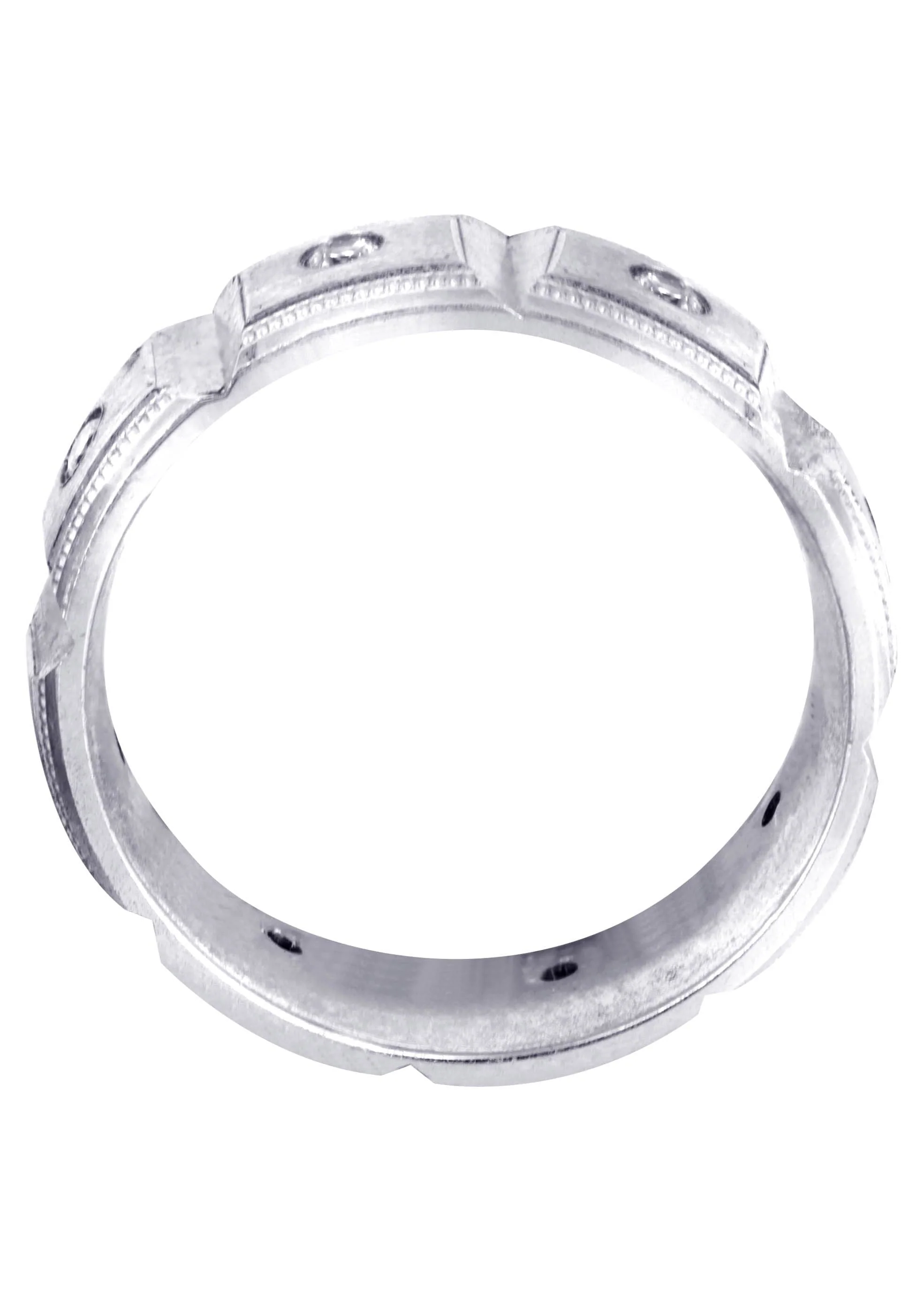 Diamond Mens Engagement Ring | 0.4 Carats | Satin Finish (Colt) - Image 3