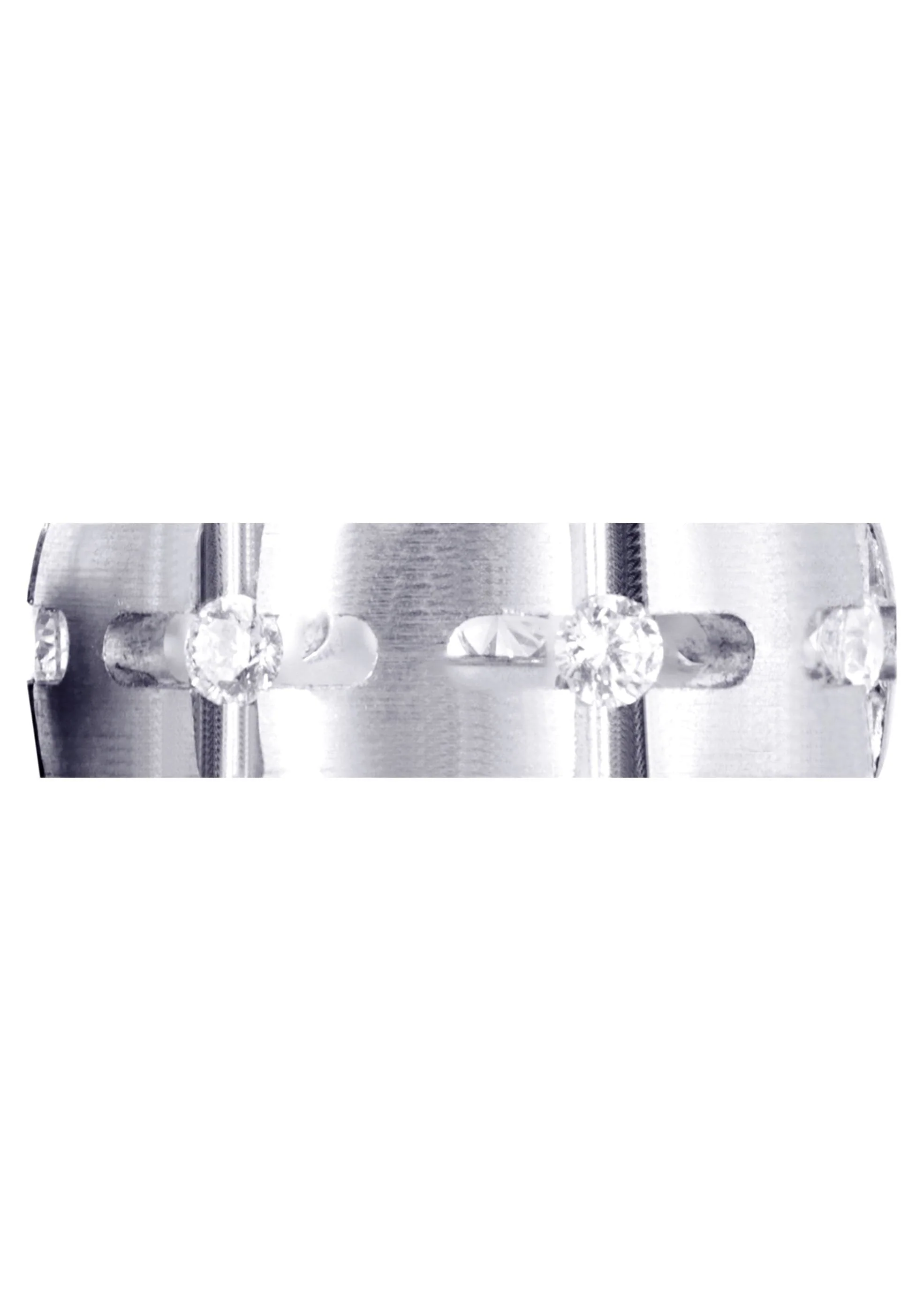 Diamond Mens Wedding Band | 0.7 Carats | Satin Finish (Phoenix) - Image 2