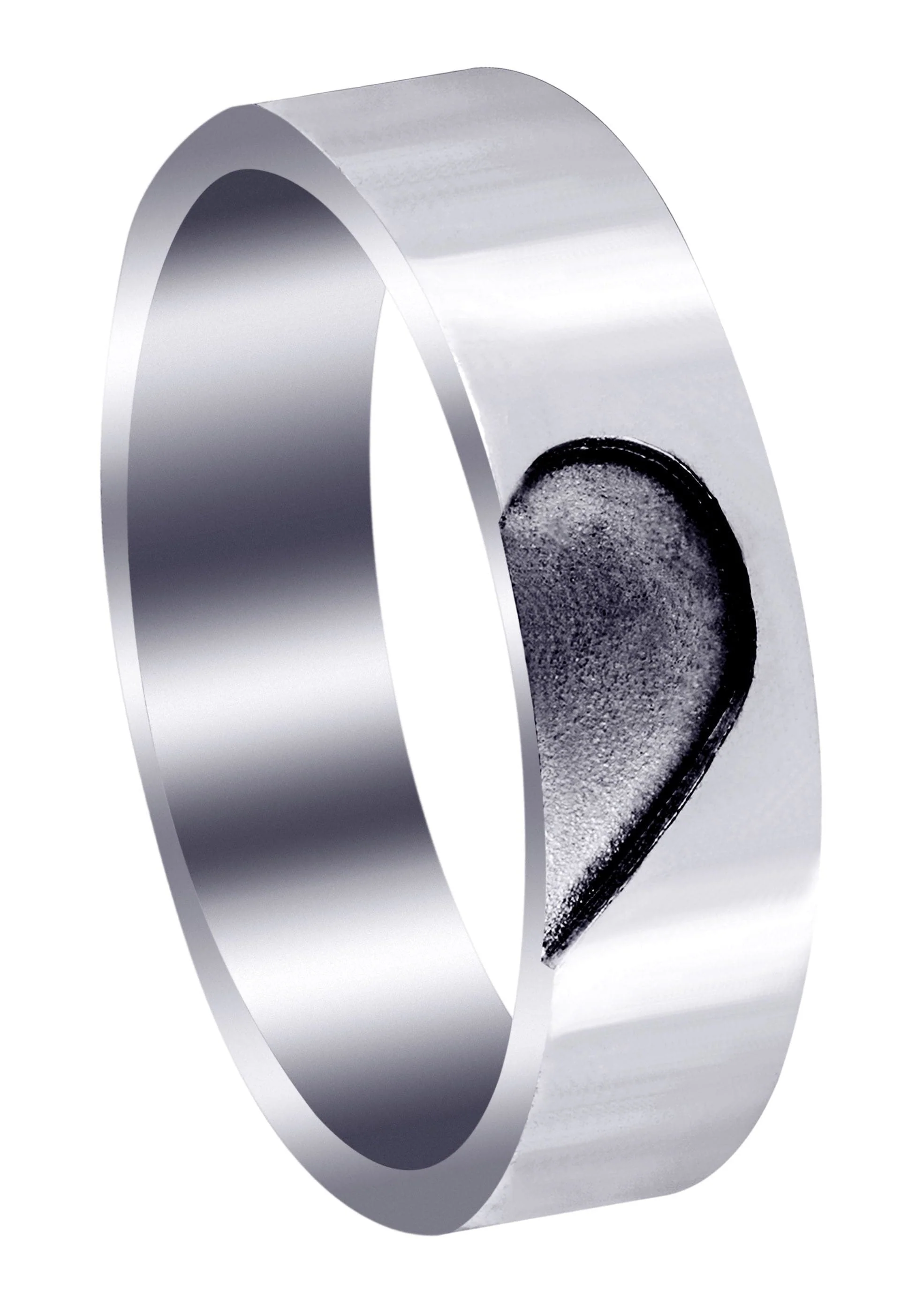Mens Wedding Band | High Polish Finish (Beckham)