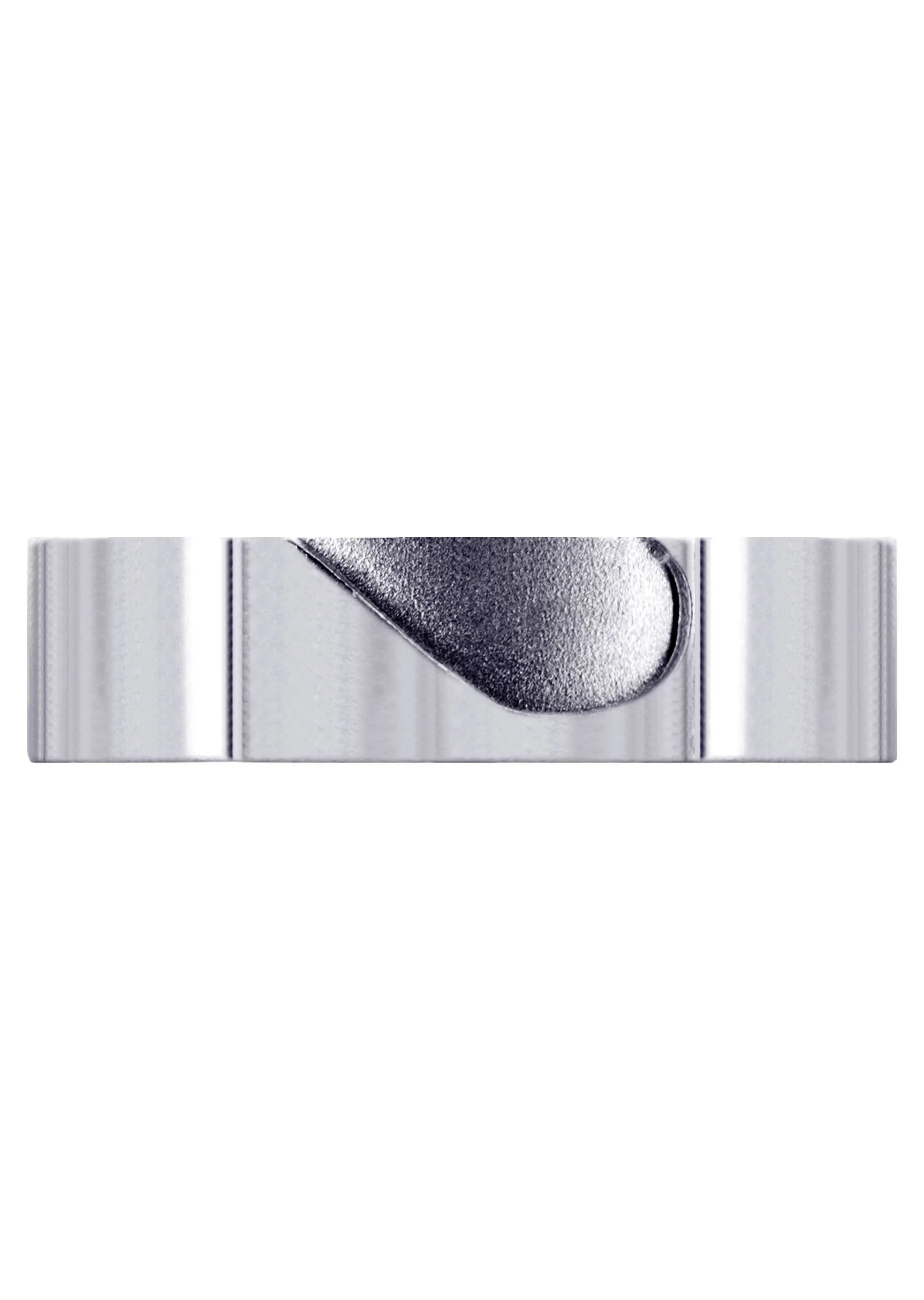 Mens Wedding Band | High Polish Finish (Beckham) - Image 2