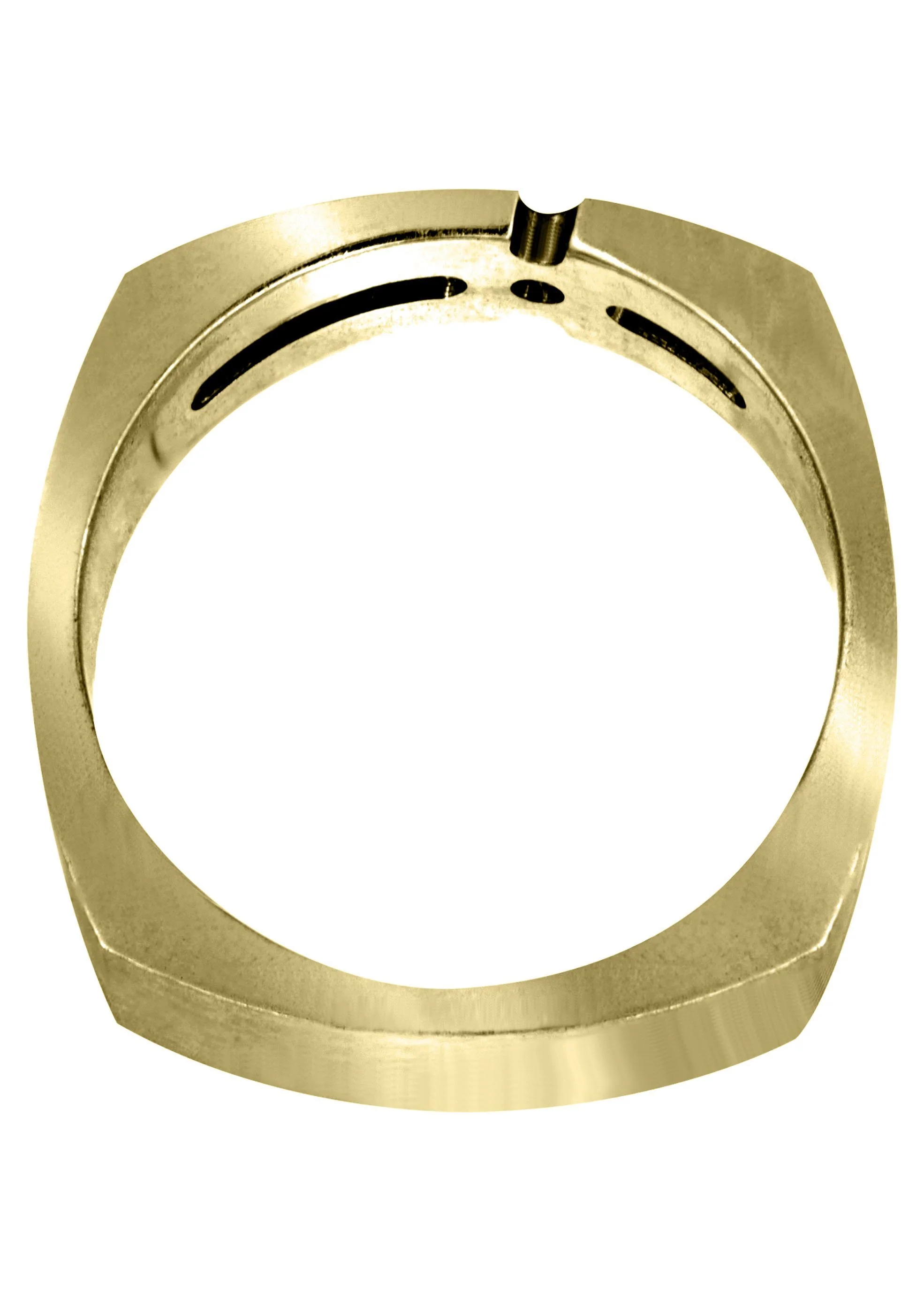 Yellow Gold Diamond Mens Engagement Ring | 0.05 Carats (Kayson) - Image 3