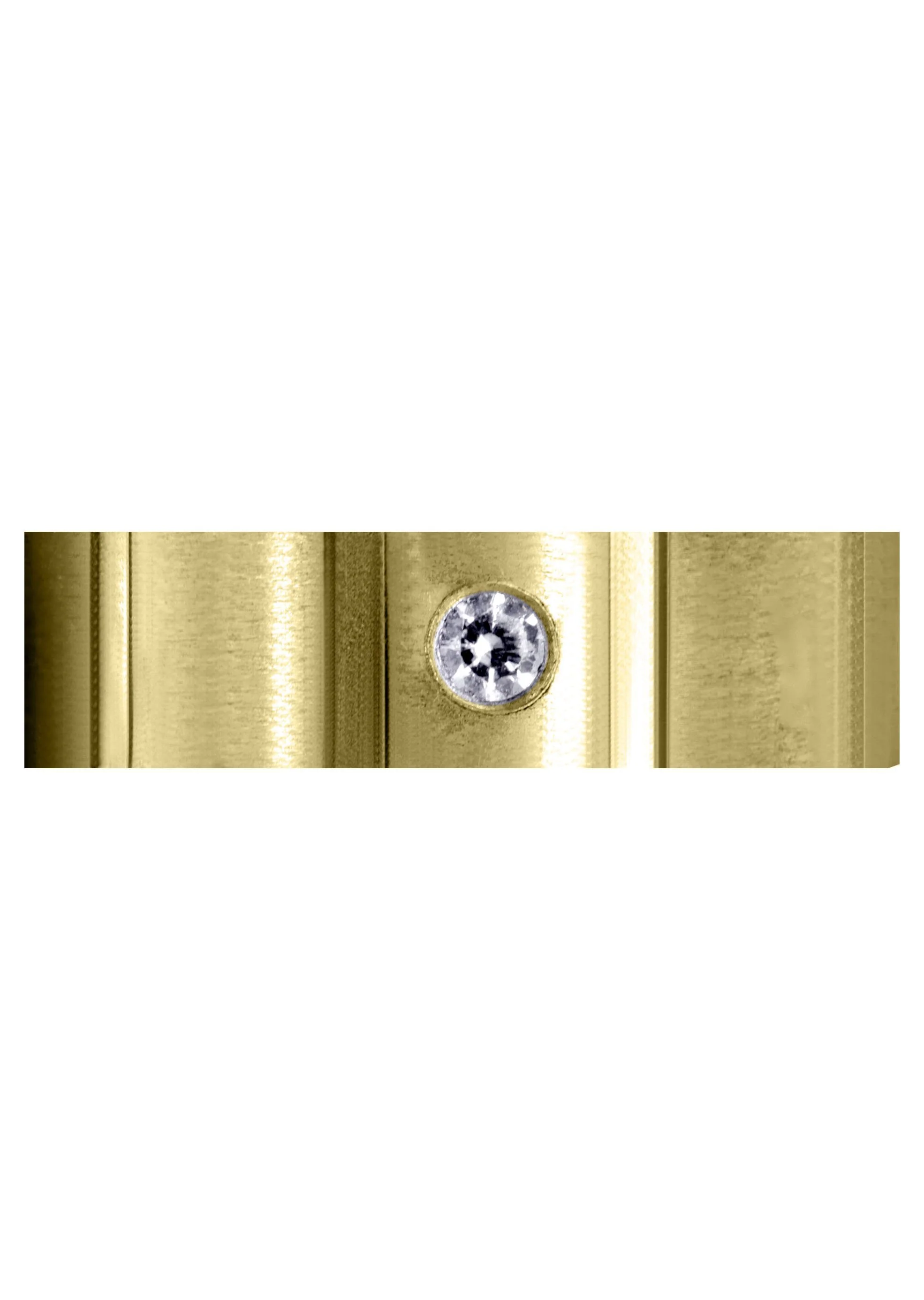 Yellow Gold Diamond Mens Wedding Band | 0.1 Carats | Satin Finish (Marco) - Image 2