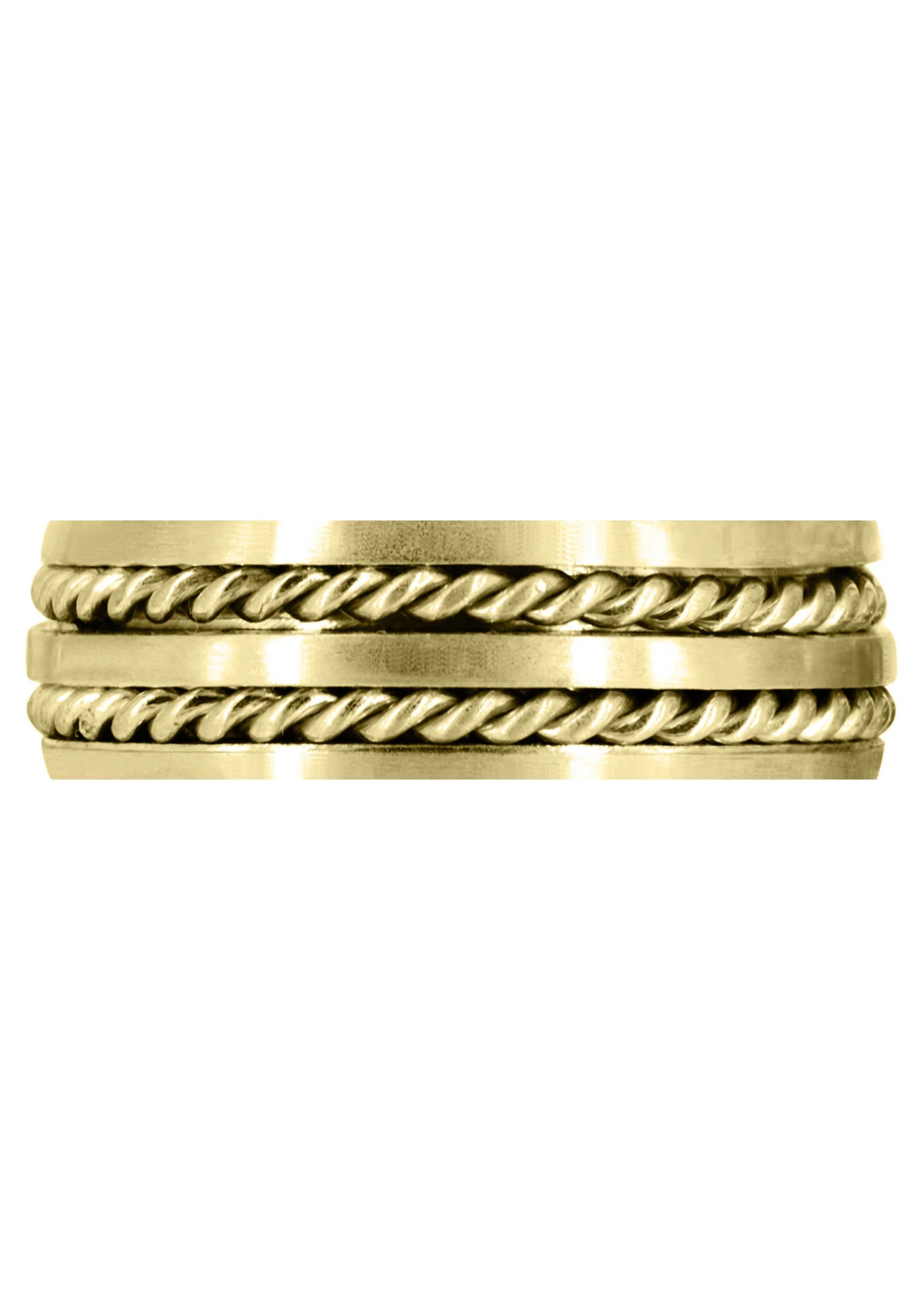 Yellow Gold Diamond Mens Wedding Band | 0.15 Carats (Jonas) - Image 2