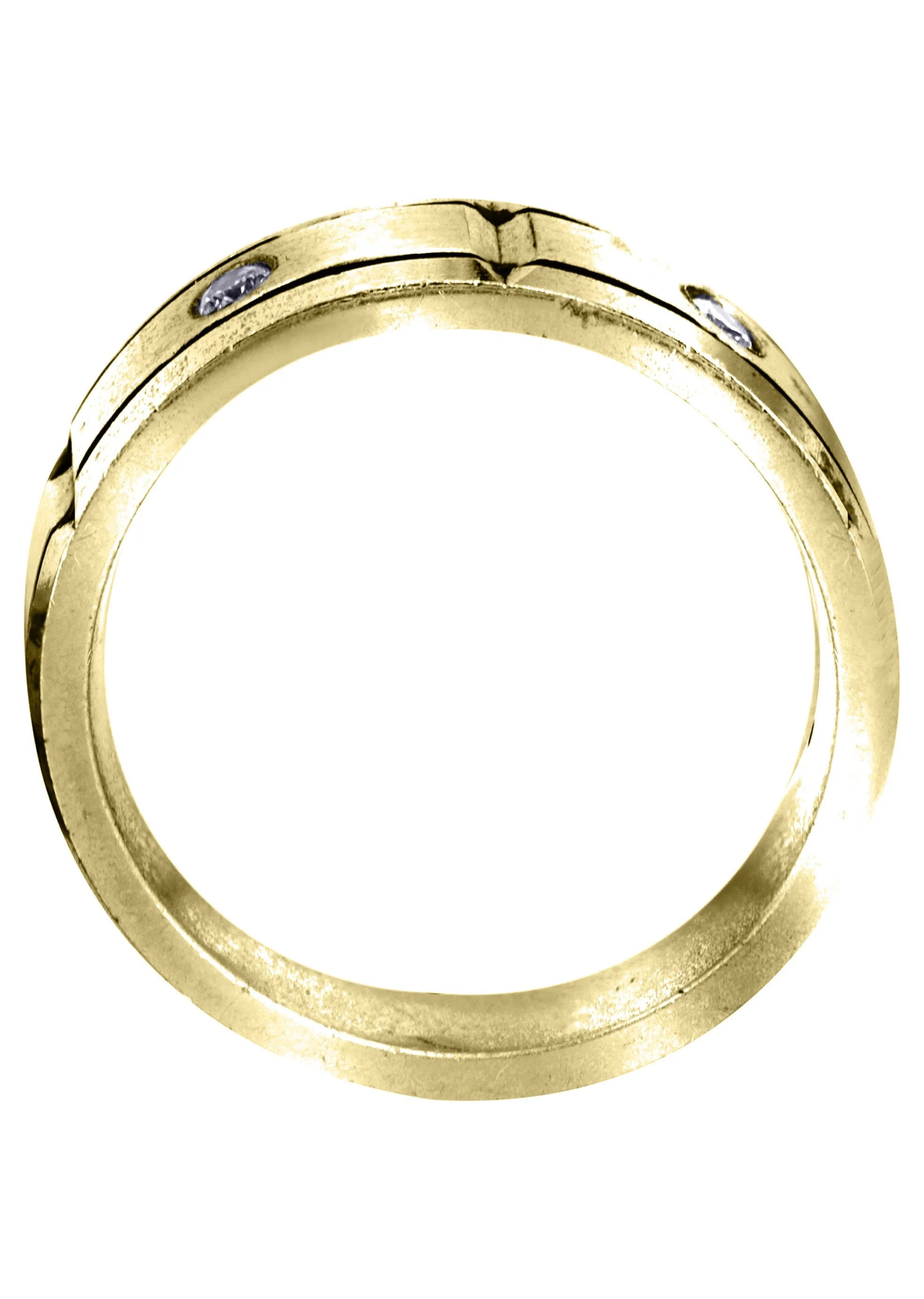 Yellow Gold Diamond Mens Wedding Band | 0.25 Carats (Zachariah) - Image 3