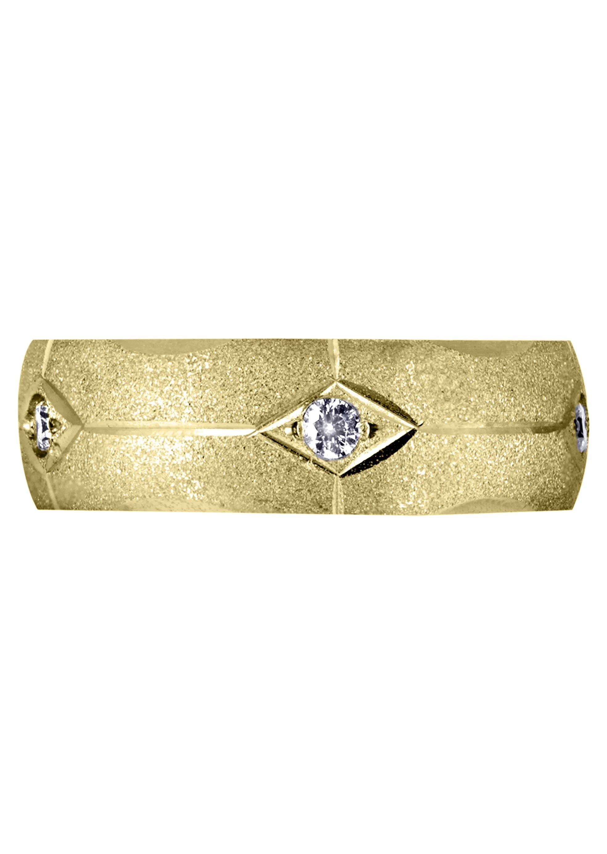 Yellow Gold Diamond Mens Engagement Ring | 0.25 Carats | Wire Matt Finish (Kason) - Image 2