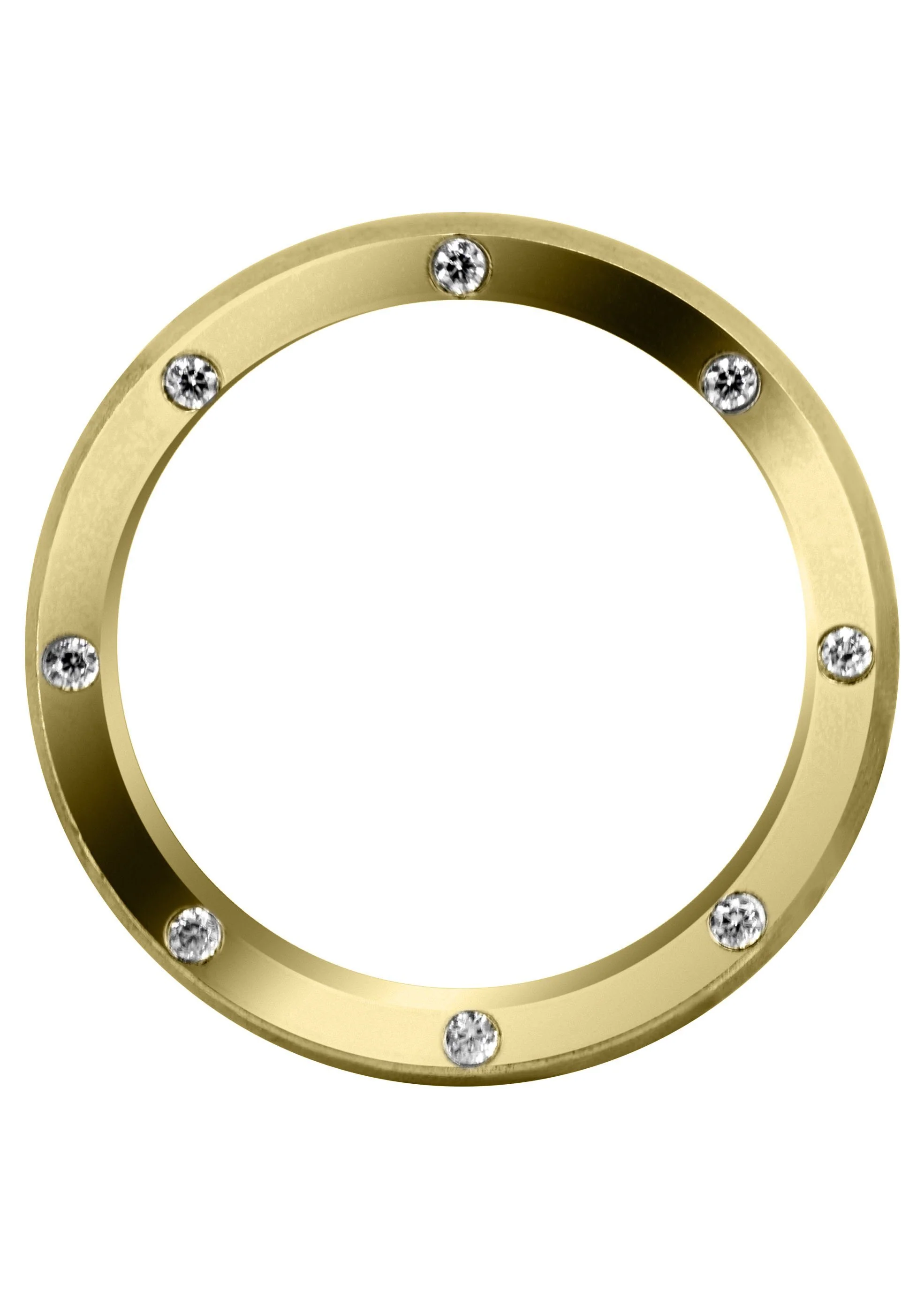 Yellow Gold Diamond Mens Wedding Band | 0.26 Carats | Satin Finish (Trenton) - Image 3