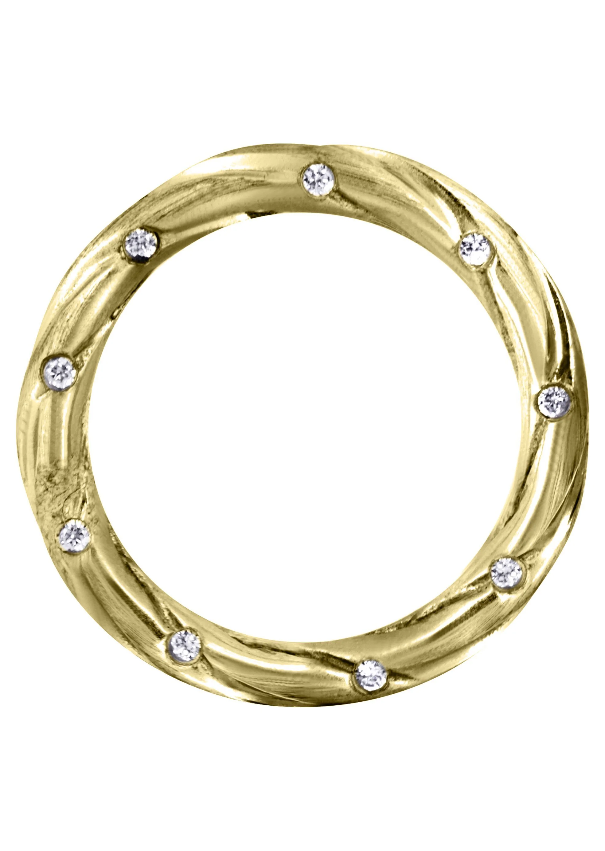 Yellow Gold Diamond Mens Wedding Band | 0.27 Carats (Milan) - Image 3