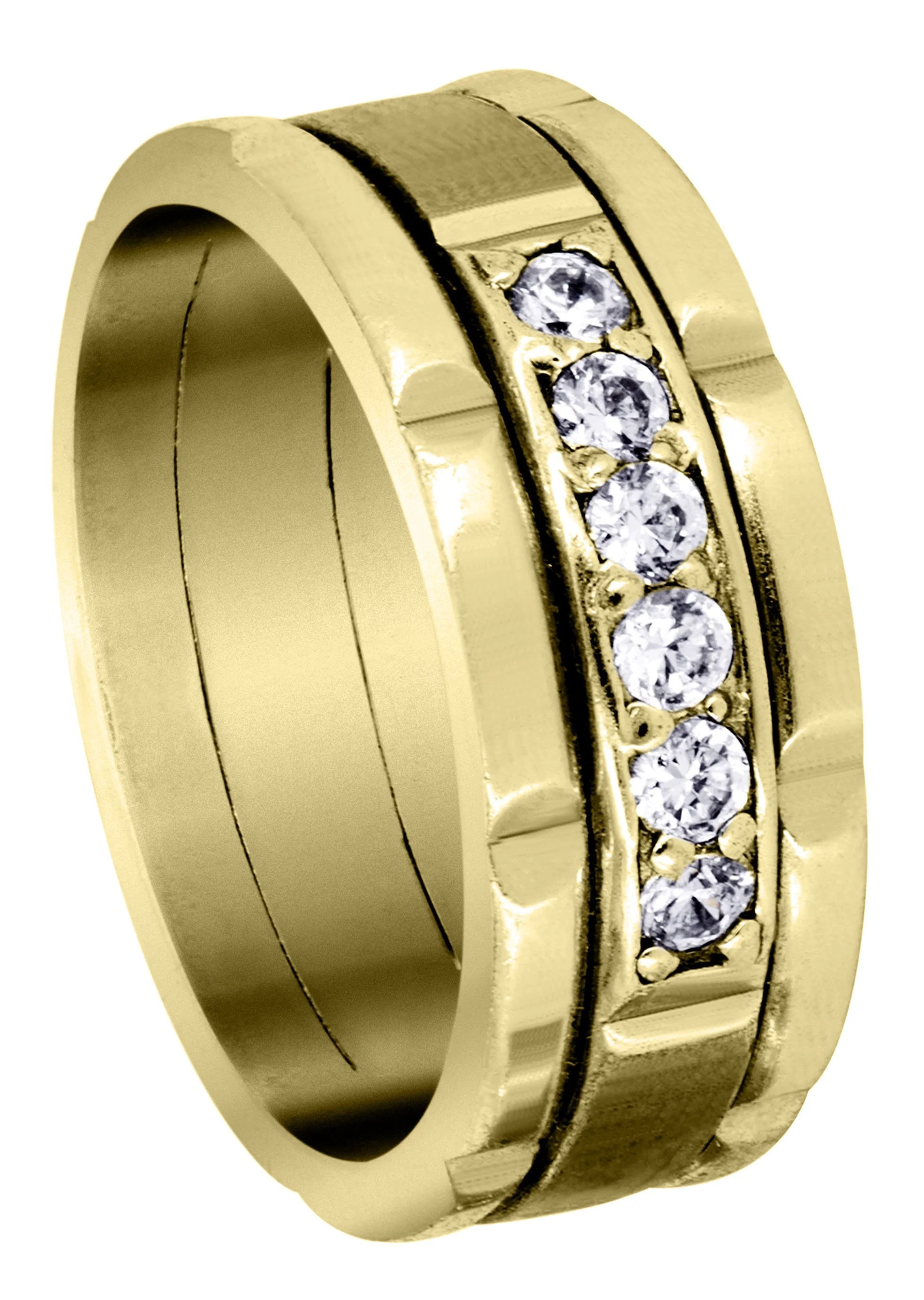 Yellow Gold Diamond Mens Engagement Ring | 0.36 Carats | 0.36 Carats (Chandler)