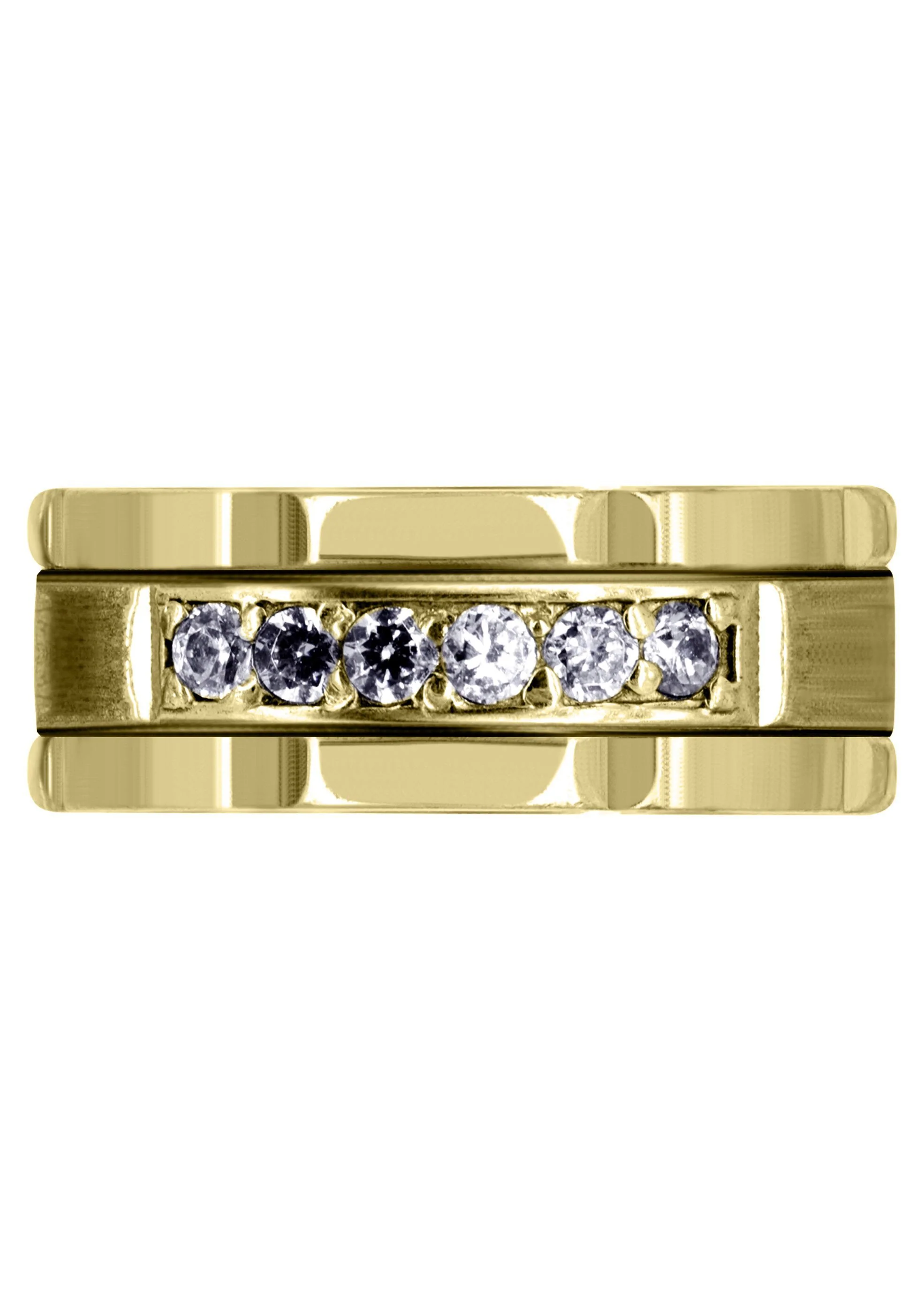 Yellow Gold Diamond Mens Engagement Ring | 0.36 Carats | 0.36 Carats (Chandler) - Image 2