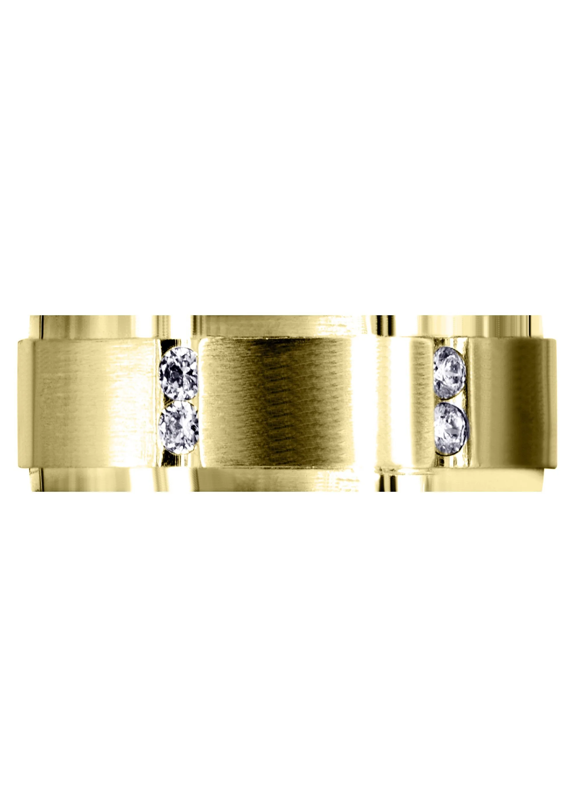 Yellow Gold Diamond Mens Wedding Band | 0.48 Carats (Kane) - Image 2