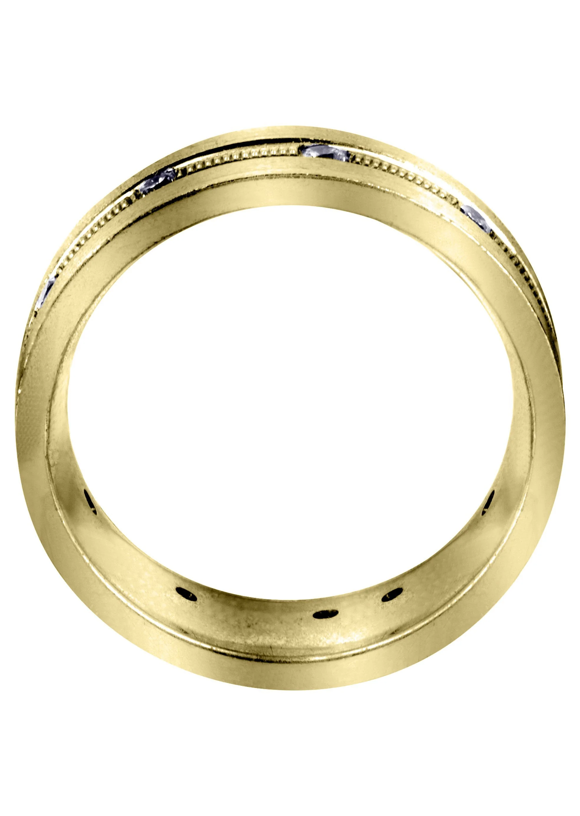 Yellow Gold Diamond Mens Wedding Band | 0.5 Carats (Franklin) - Image 3