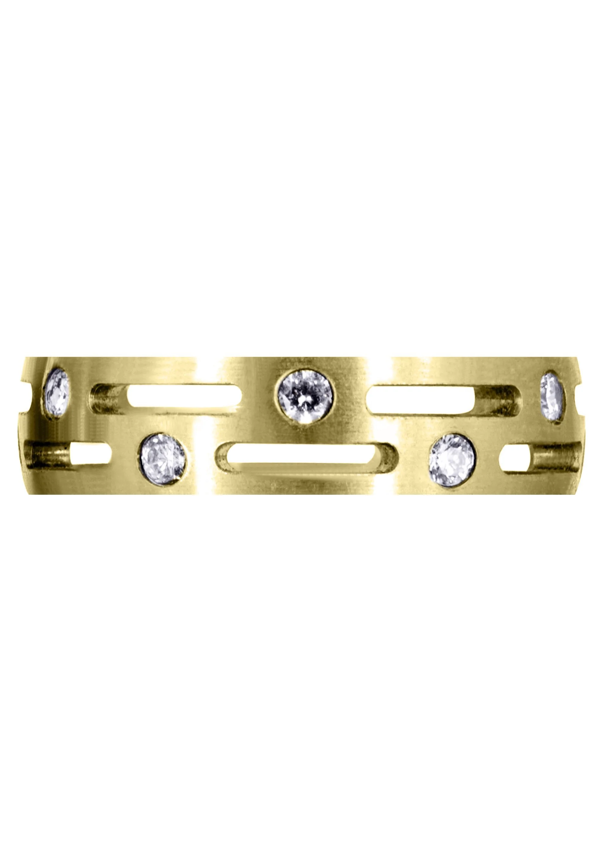 Yellow Gold Unique Mens Wedding Band | 0.6 Carats (Lawson) - Image 2