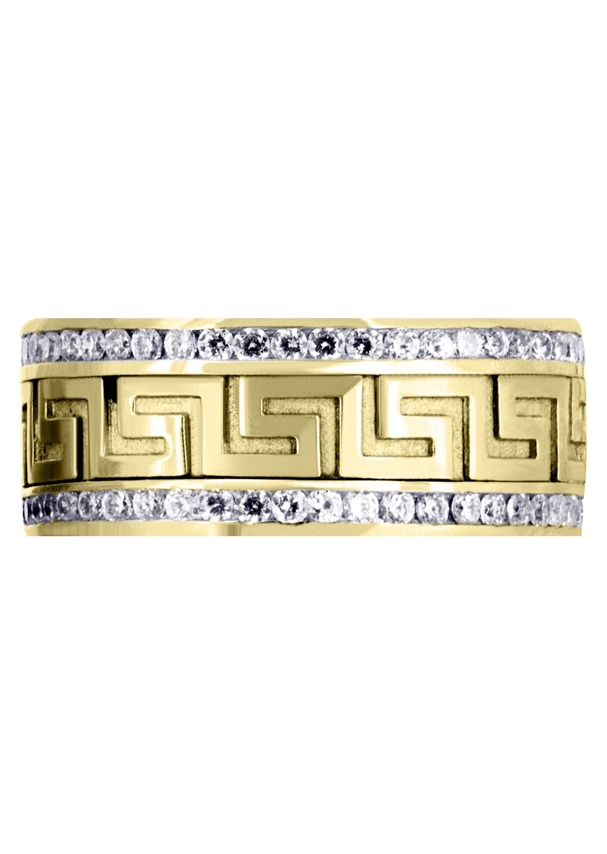 Yellow Gold Diamond Mens Wedding Band | 1.5 Carats (Harvey) - Image 2