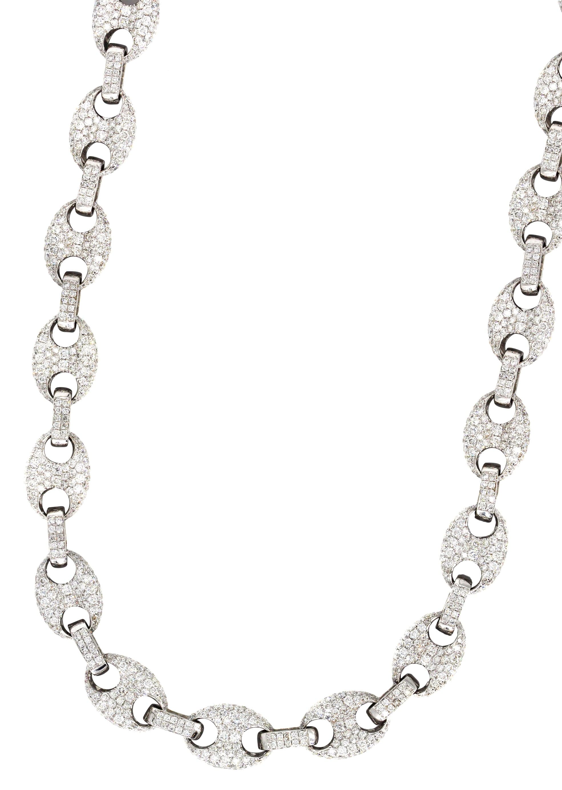 Diamond White Puff Gucci Chain - Image 3