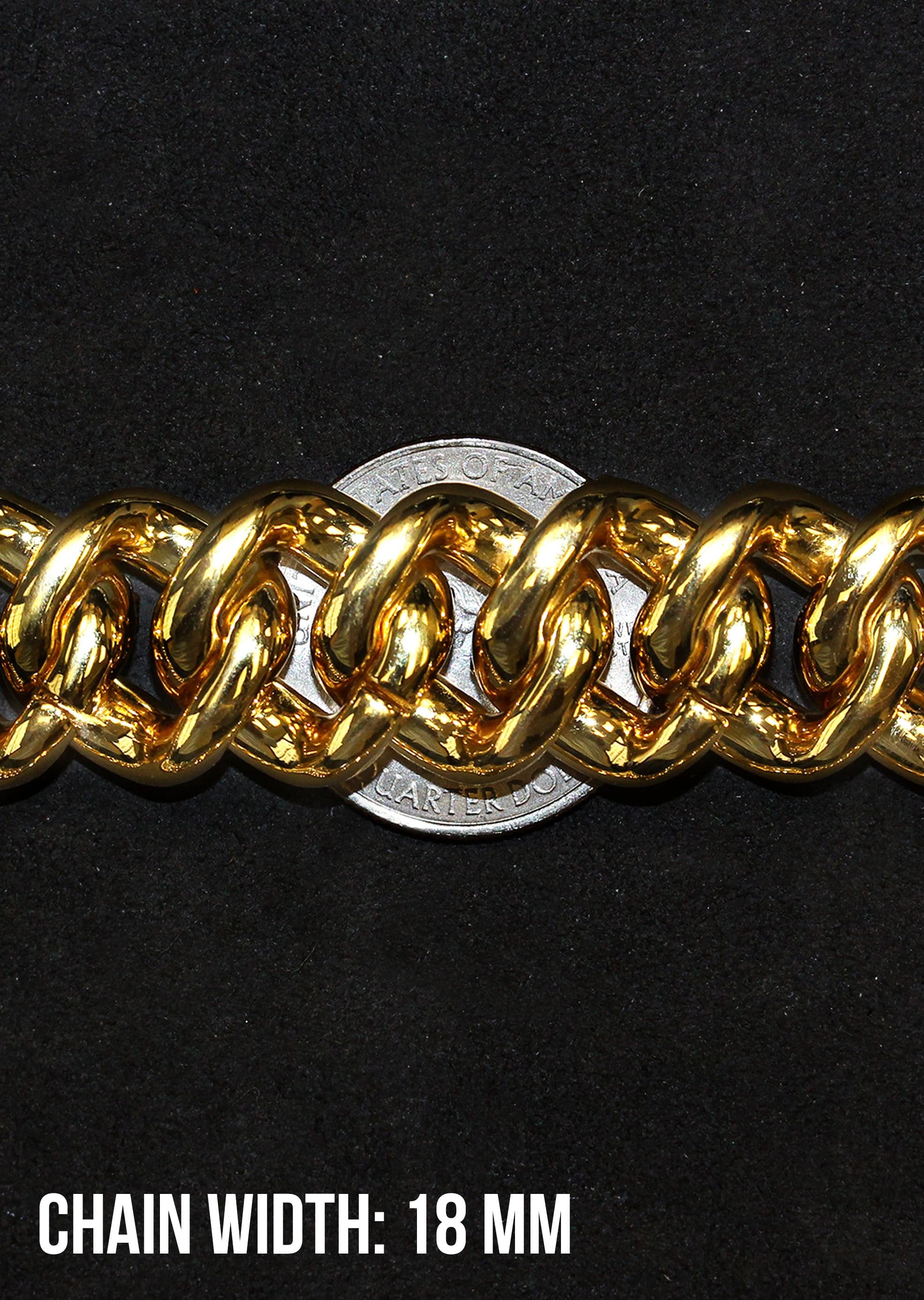 Diamond Puff Gucci Miami Cuban Link Bracelet ( 18 MM ) - Image 6