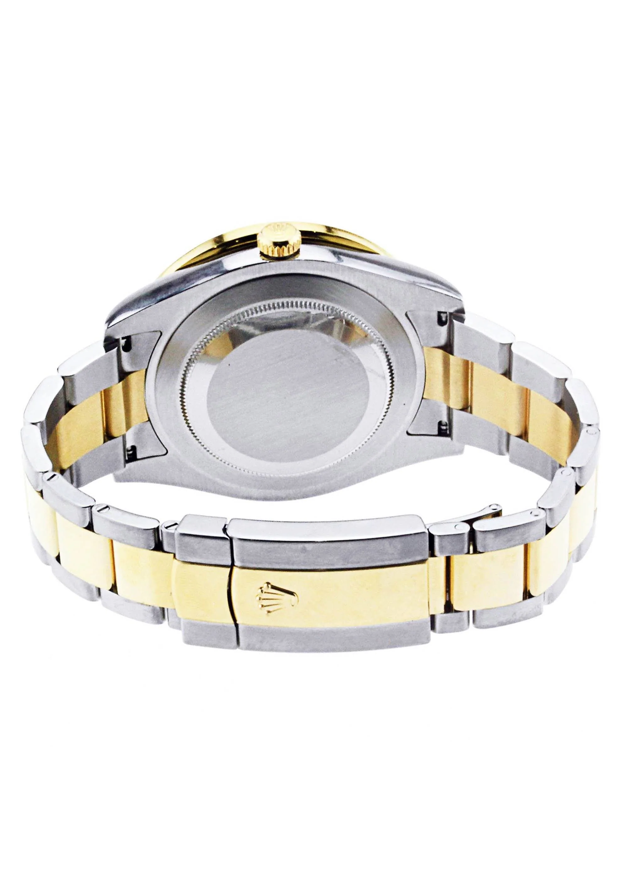 Diamond Rolex Datejust 2 | 18K Yellow Gold & Stainless Steel | Champagne Diamond Roman Dial | 41 MM - Image 4