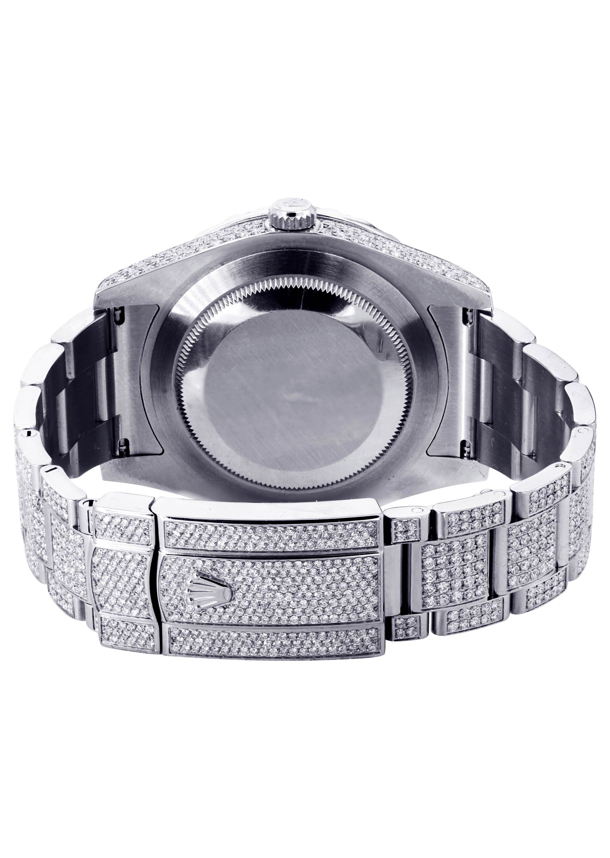 Diamond Rolex Datejust 41 | Custom Diamond Dial | Stainless Steel | 19.5 Carats - Image 4