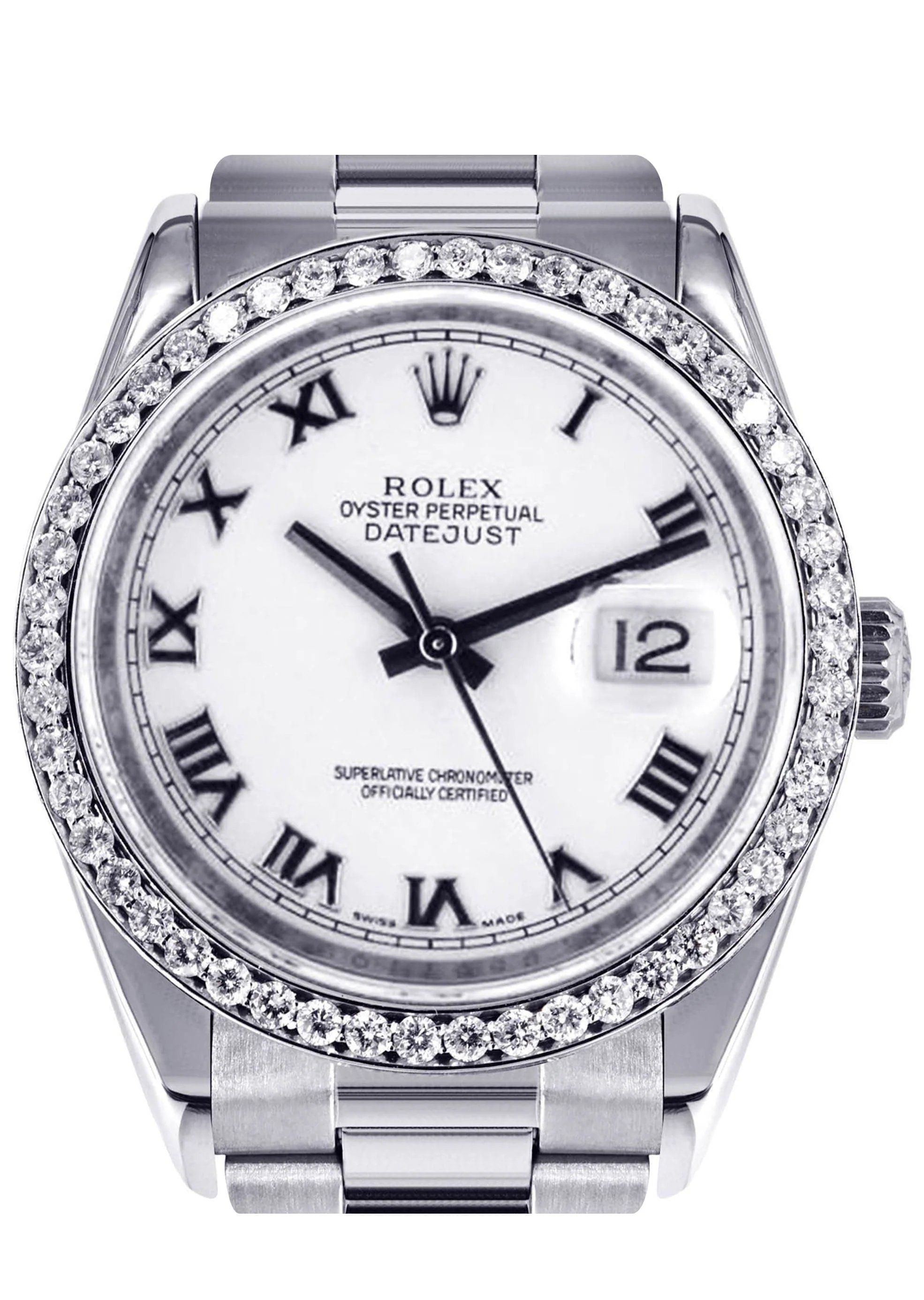 Diamond Rolex Datejust | Stainless Steel | 36 Mm