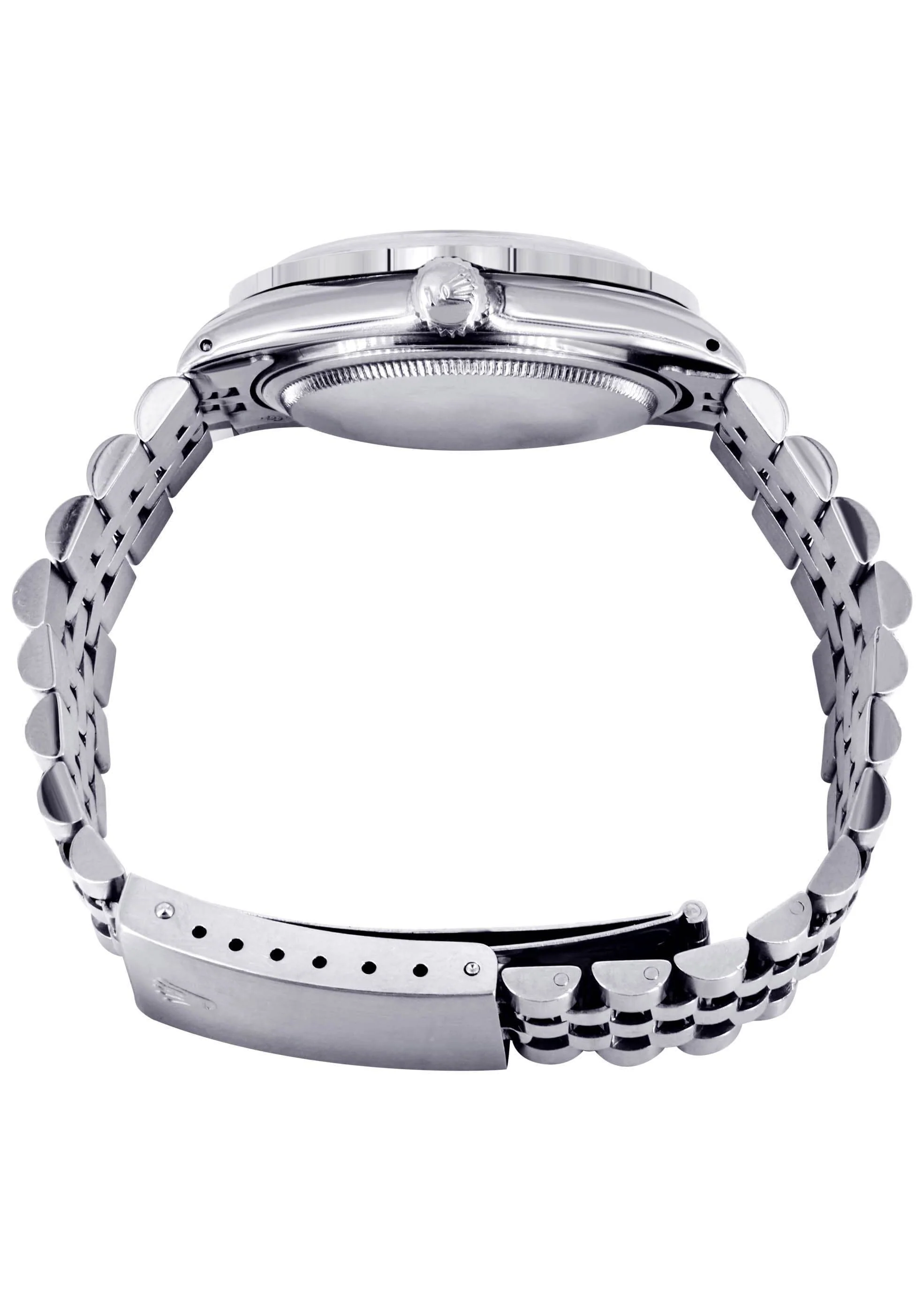 Diamond Mens Rolex Datejust Watch 16200| 36MM | Chocolate Diamond Dial | Jubilee Band - Image 6