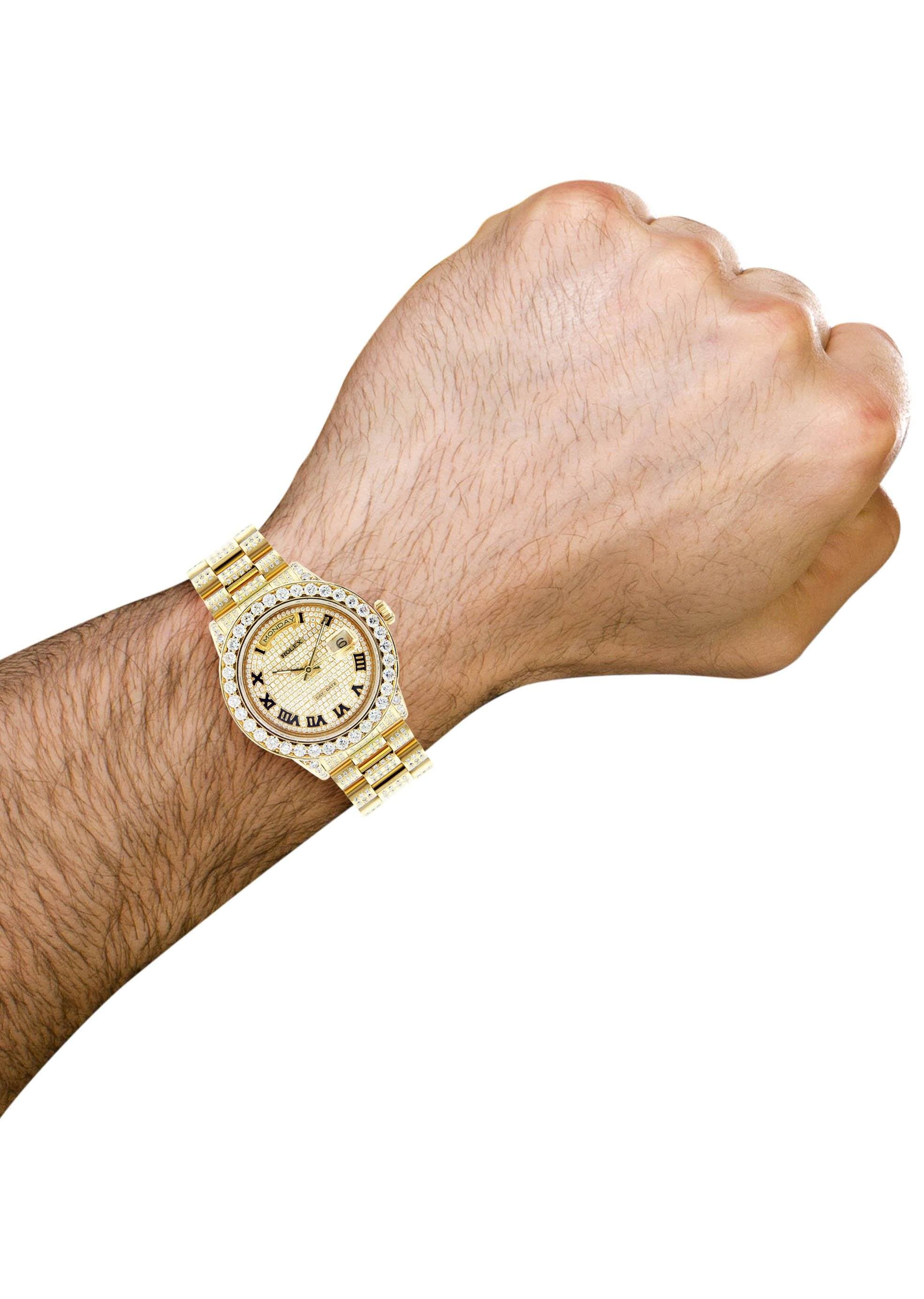 Diamond Rolex Day-Date | 18K Yellow Gold | 36 Mm - Image 5