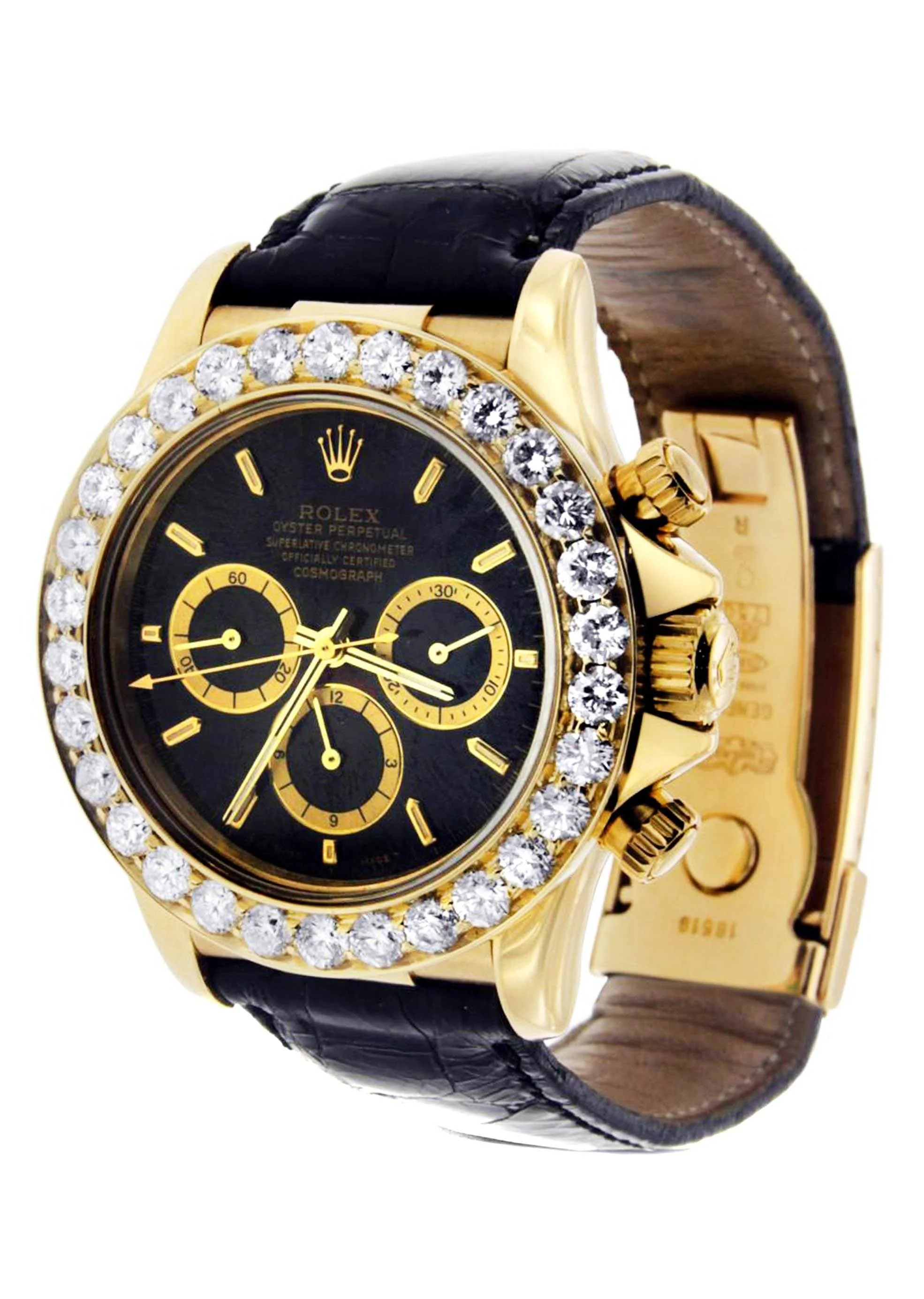 Diamond Rolex Daytona | 18K Yellow Gold | 40 Mm - Image 3