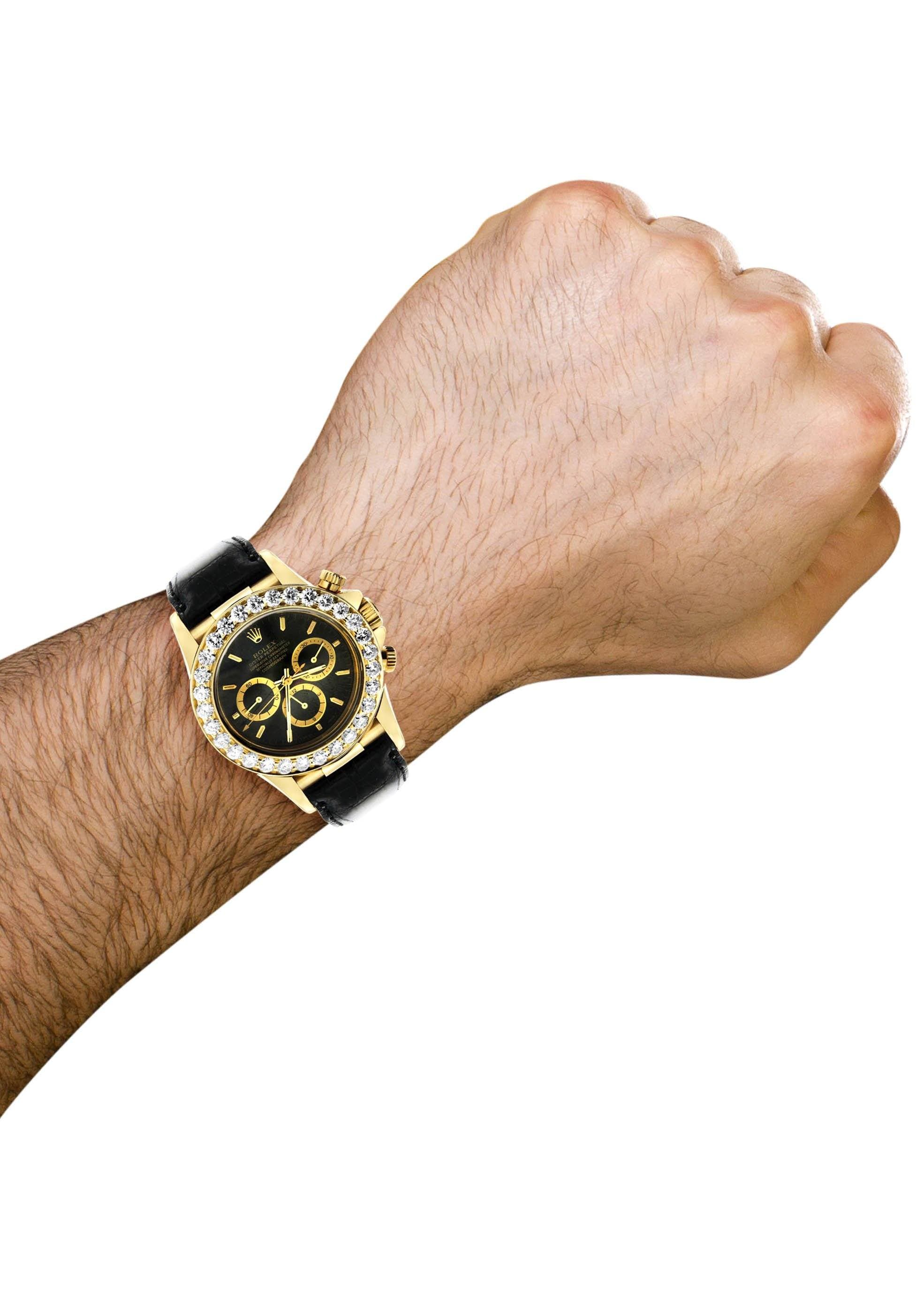 Diamond Rolex Daytona | 18K Yellow Gold | 40 Mm - Image 5