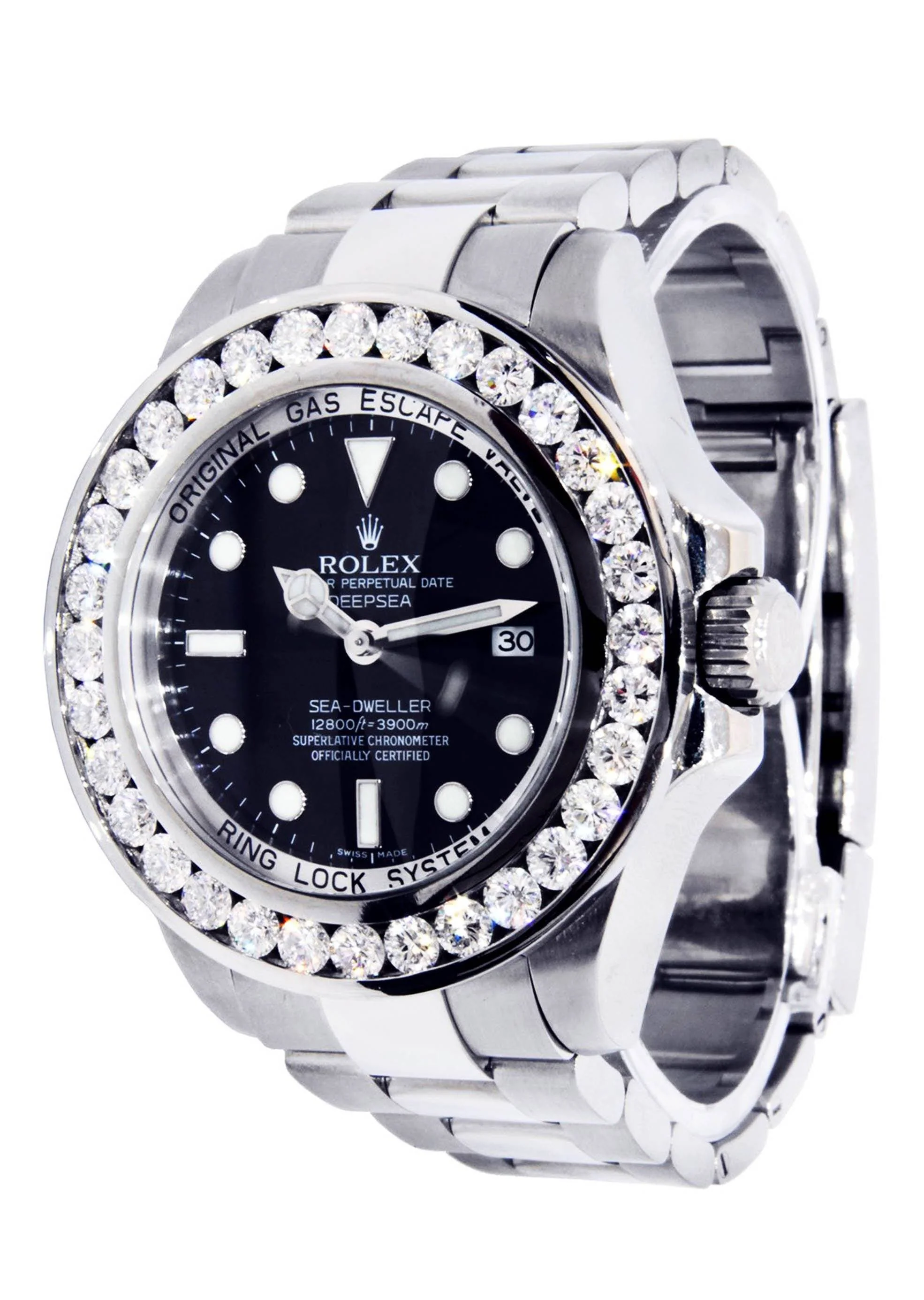 Diamond Rolex Deepsea Sea-Dweller | Stainless Steel | 44 Mm - Image 3