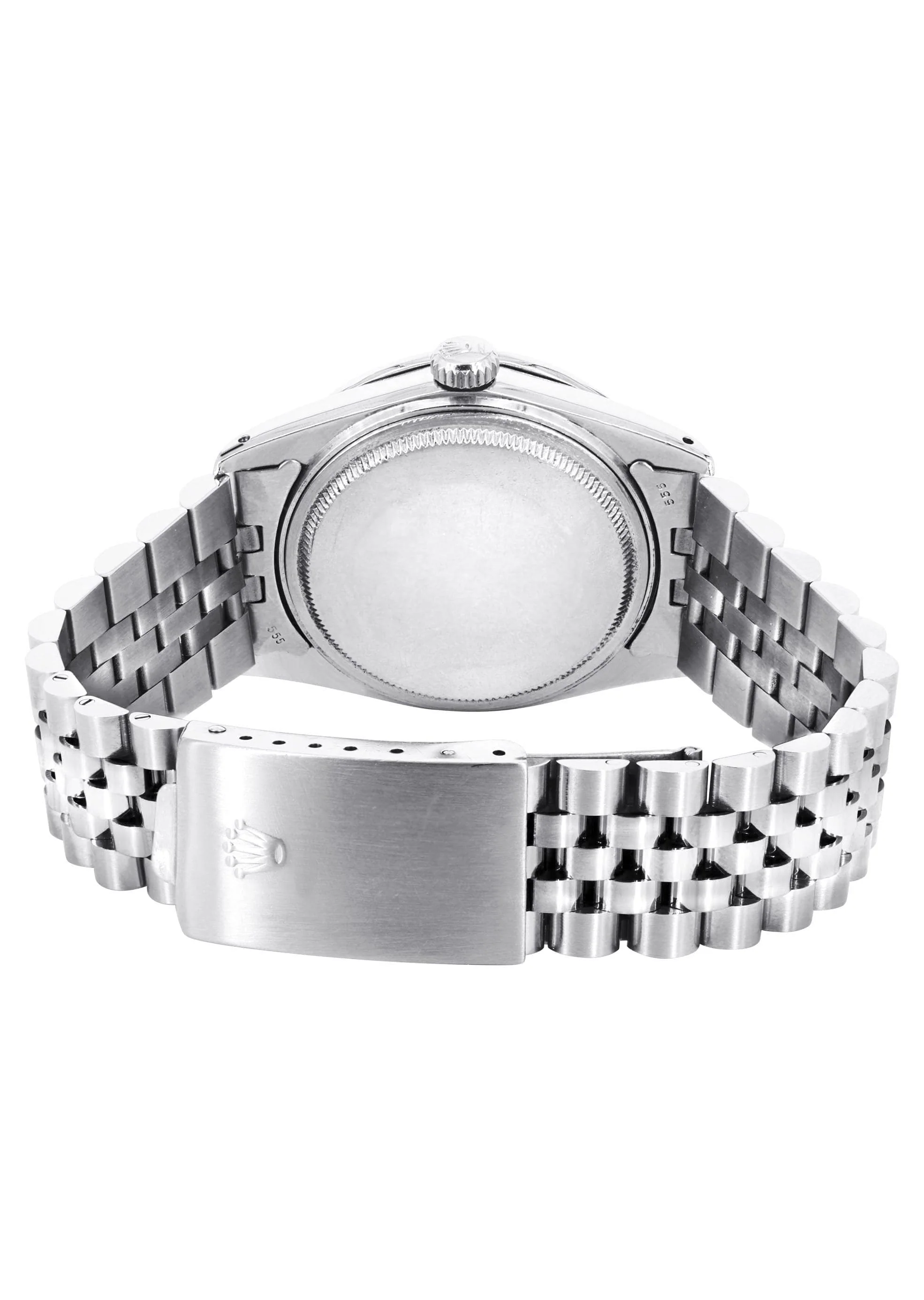 Diamond Rolex Watch | 68274 | Diamond Bezel | 31MM | Green Diamond Dial | Jubilee Band - Image 6