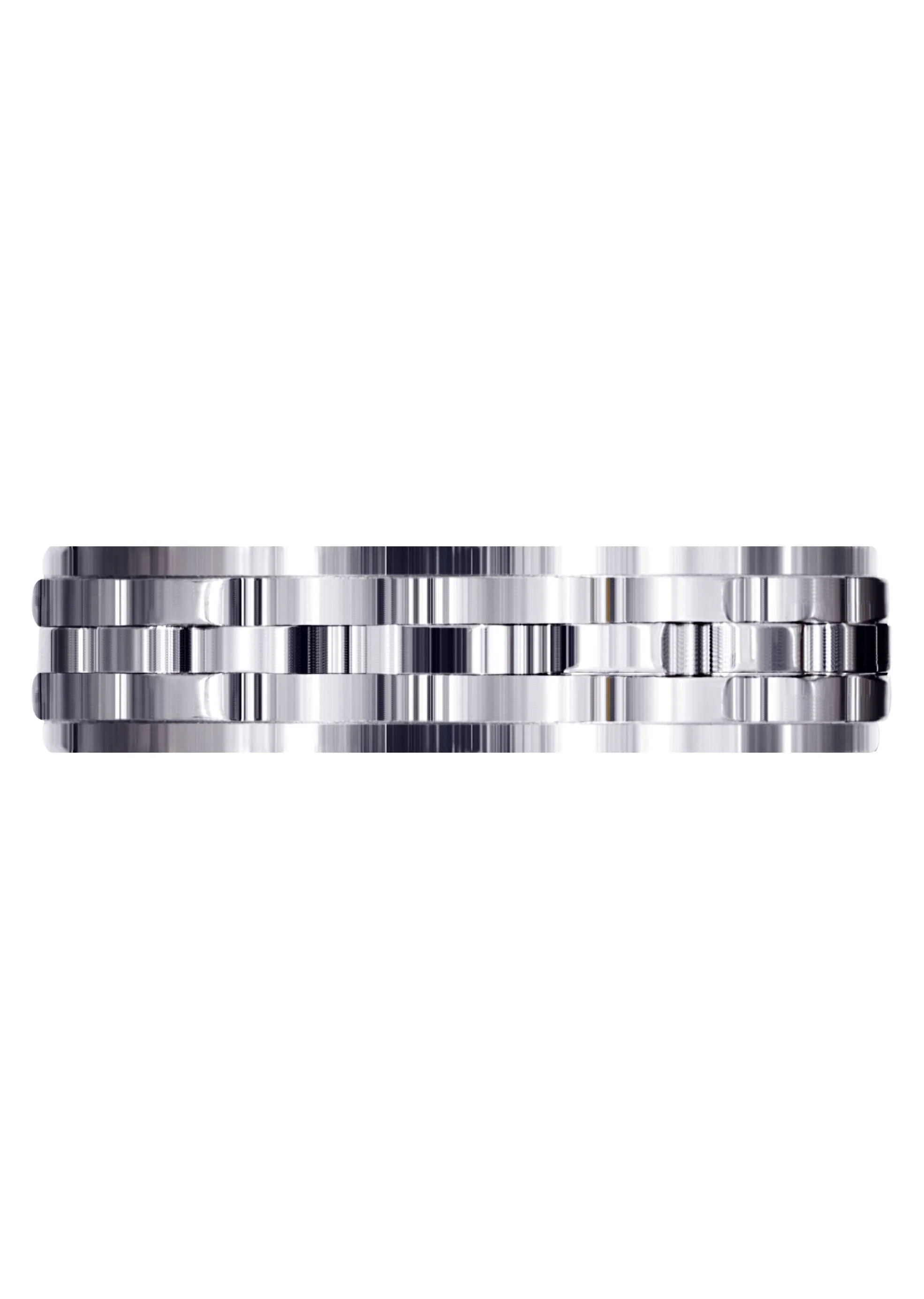 Contemporary Unique Mens Wedding Band | Wire Matt Finish (Daniel) - Image 2