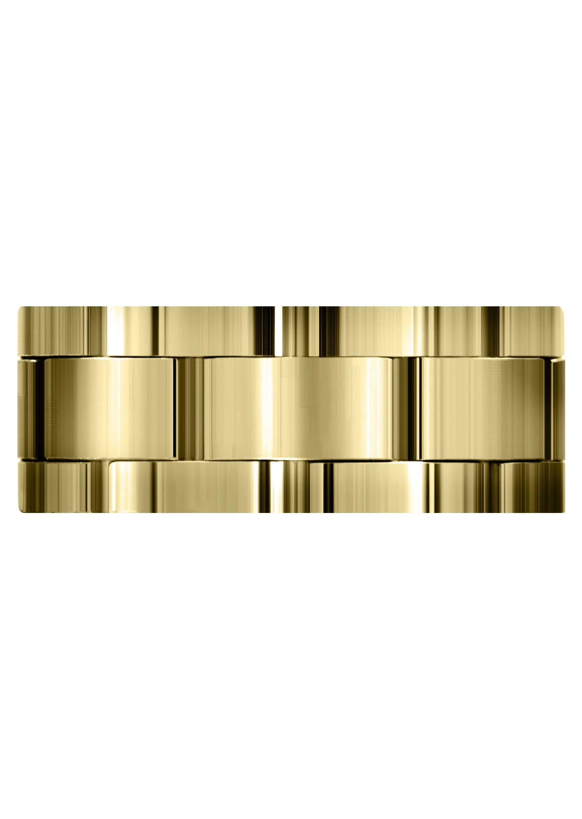 Yellow Gold Fancy Carved Contemporary Mens Wedding Band | Satin Finish (Jace) - Image 3