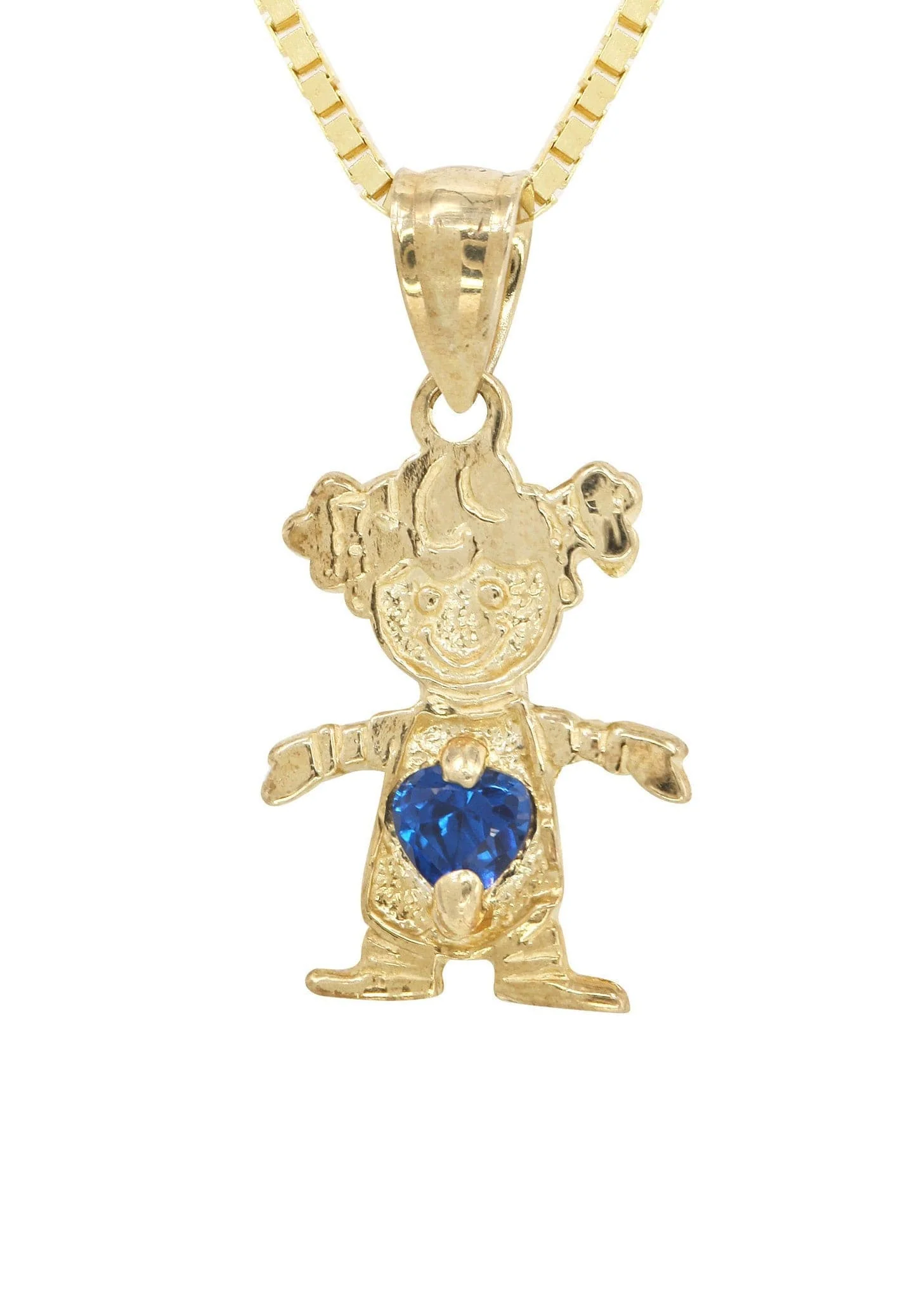 10K Yellow Gold Fancy Link Children Necklace | Appx. 5.8 Grams - Image 2