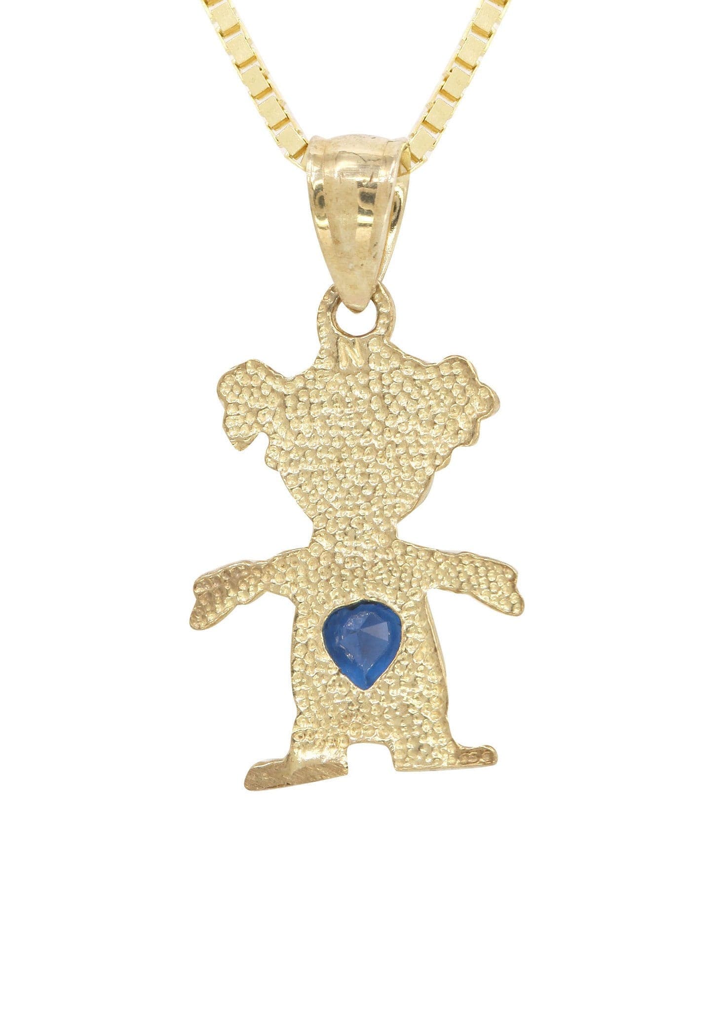 10K Yellow Gold Fancy Link Children Necklace | Appx. 5.8 Grams - Image 3