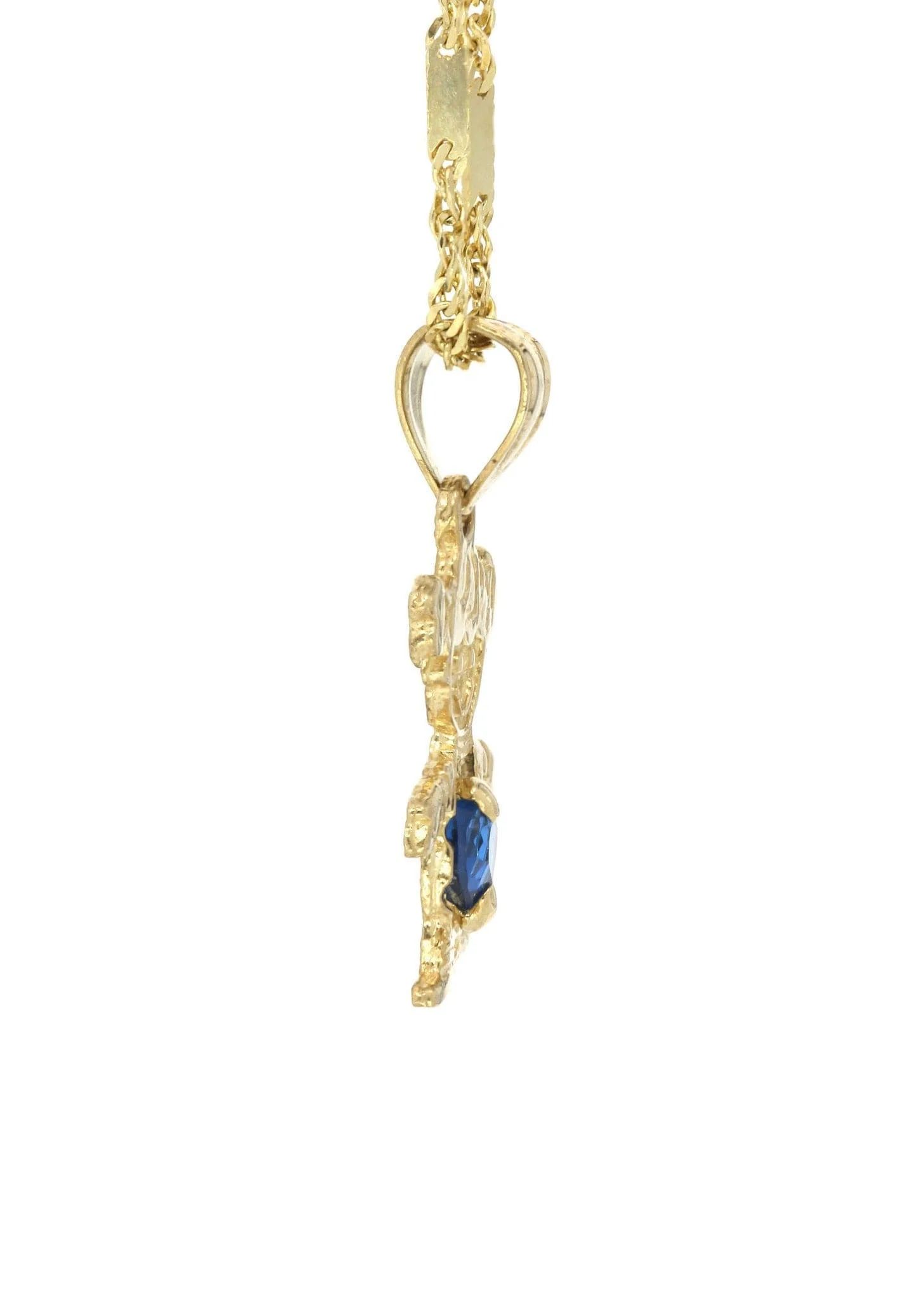 10K Yellow Gold Fancy Link Children Necklace | Appx. 5.8 Grams - Image 4