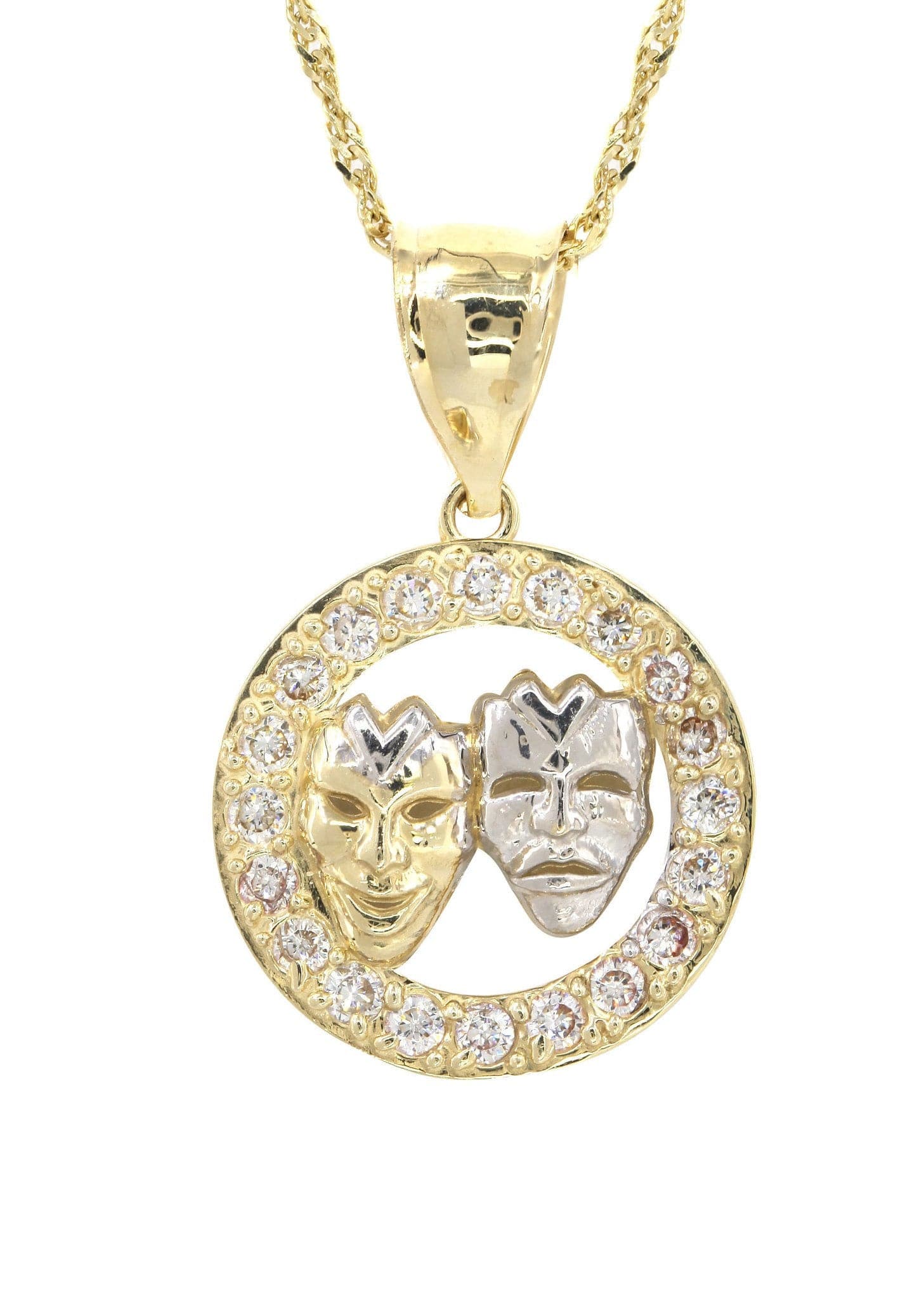 10K Yellow Gold Fancy Link Theater Necklace | Appx. 5.8 Grams - Image 2