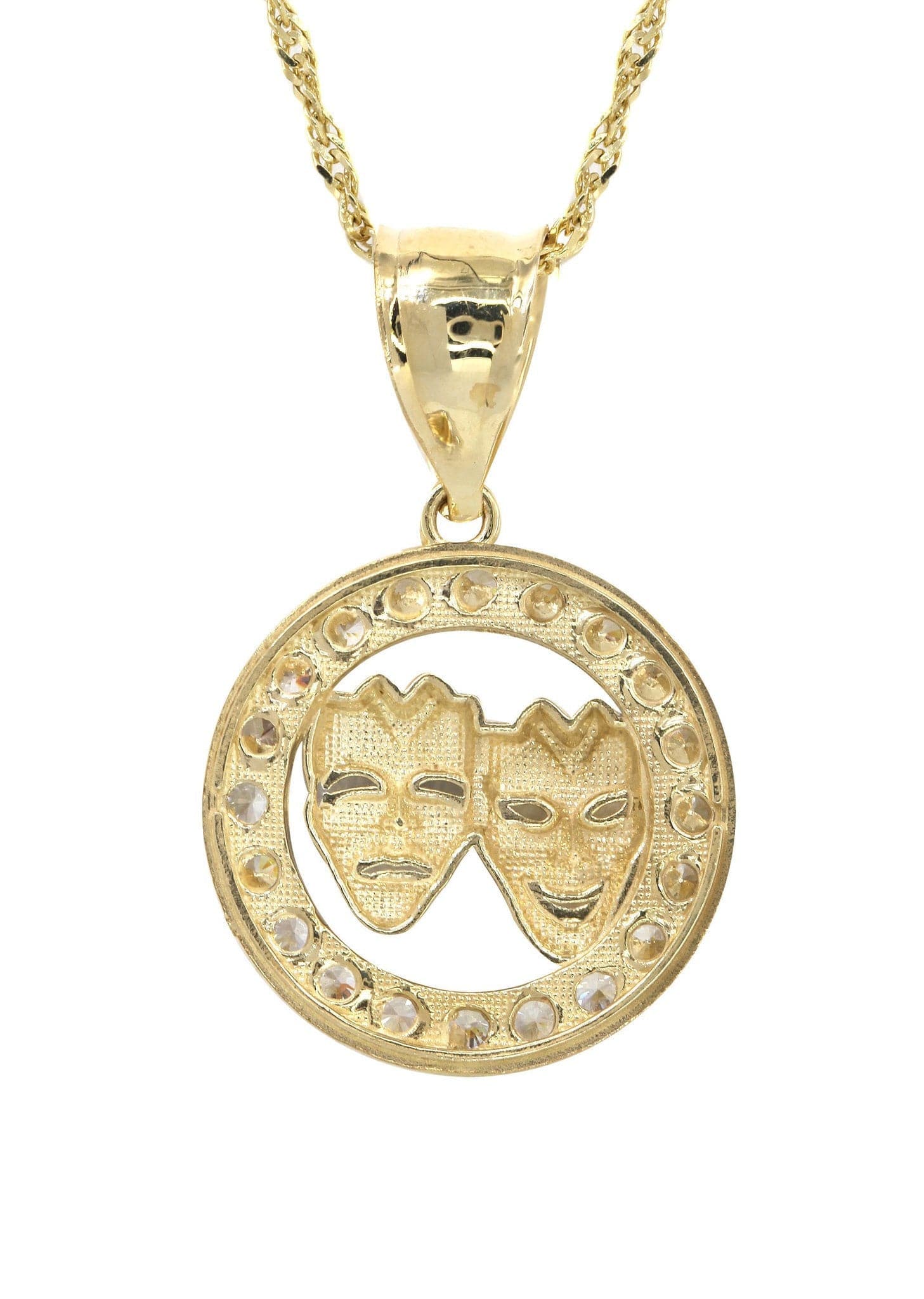 10K Yellow Gold Fancy Link Theater Necklace | Appx. 5.8 Grams - Image 3