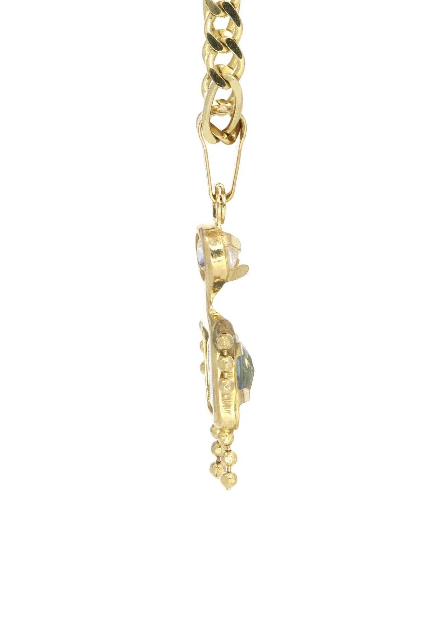 10K Yellow Gold Figaro  Children Necklace | Appx. 5.8 Grams - Image 4