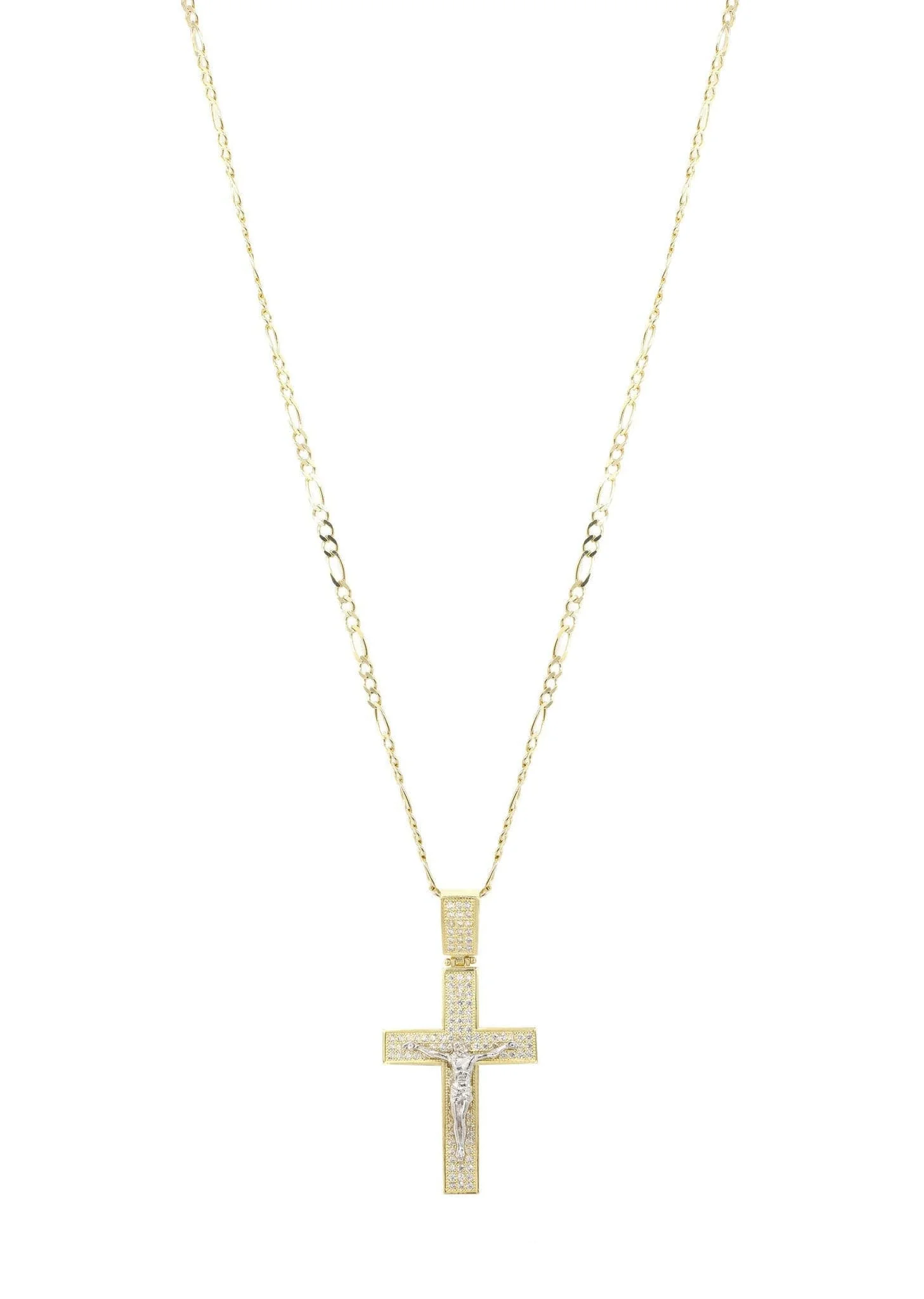 10K Yellow Gold Cross /Crucifix Necklace | Appx. 9.8 Grams - Image 5