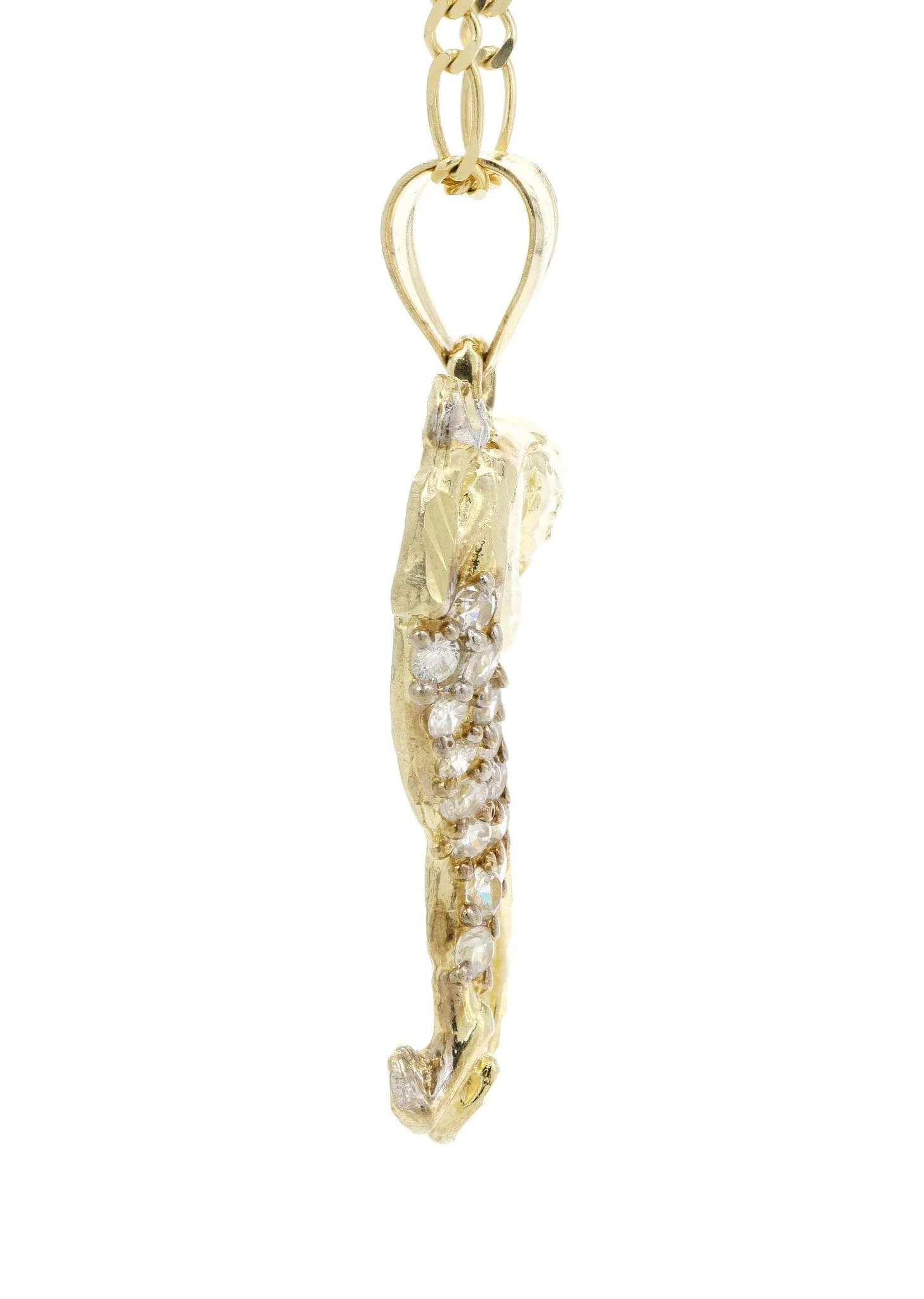 10K Yellow Gold Figaro Tiger Necklace | Appx. 12 Grams - Image 4